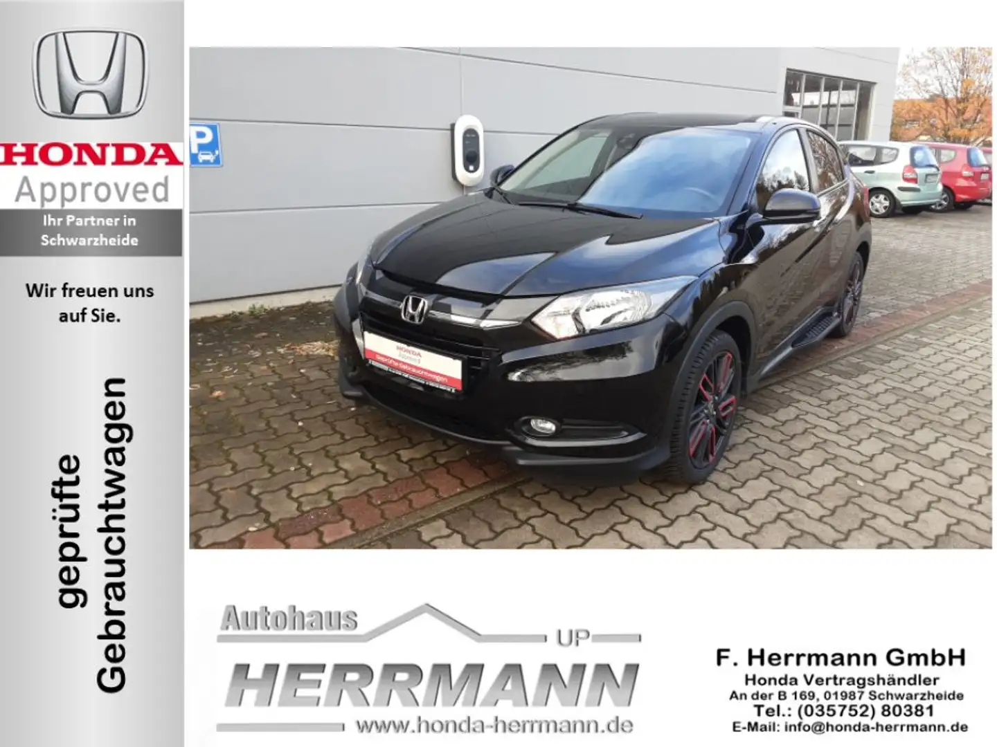 Honda HR-V 1.5 i-VTEC CVT Elegance, Leder, AHZV, Allwetter Schwarz - 1