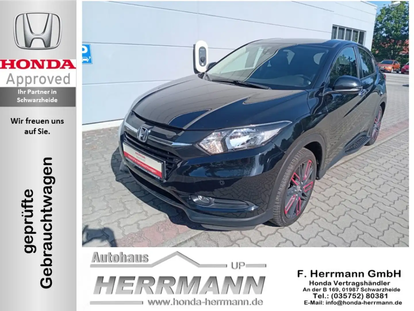 Honda HR-V 1.5 i-VTEC CVT Elegance, Leder, AHZV, Allwetter Nero - 1