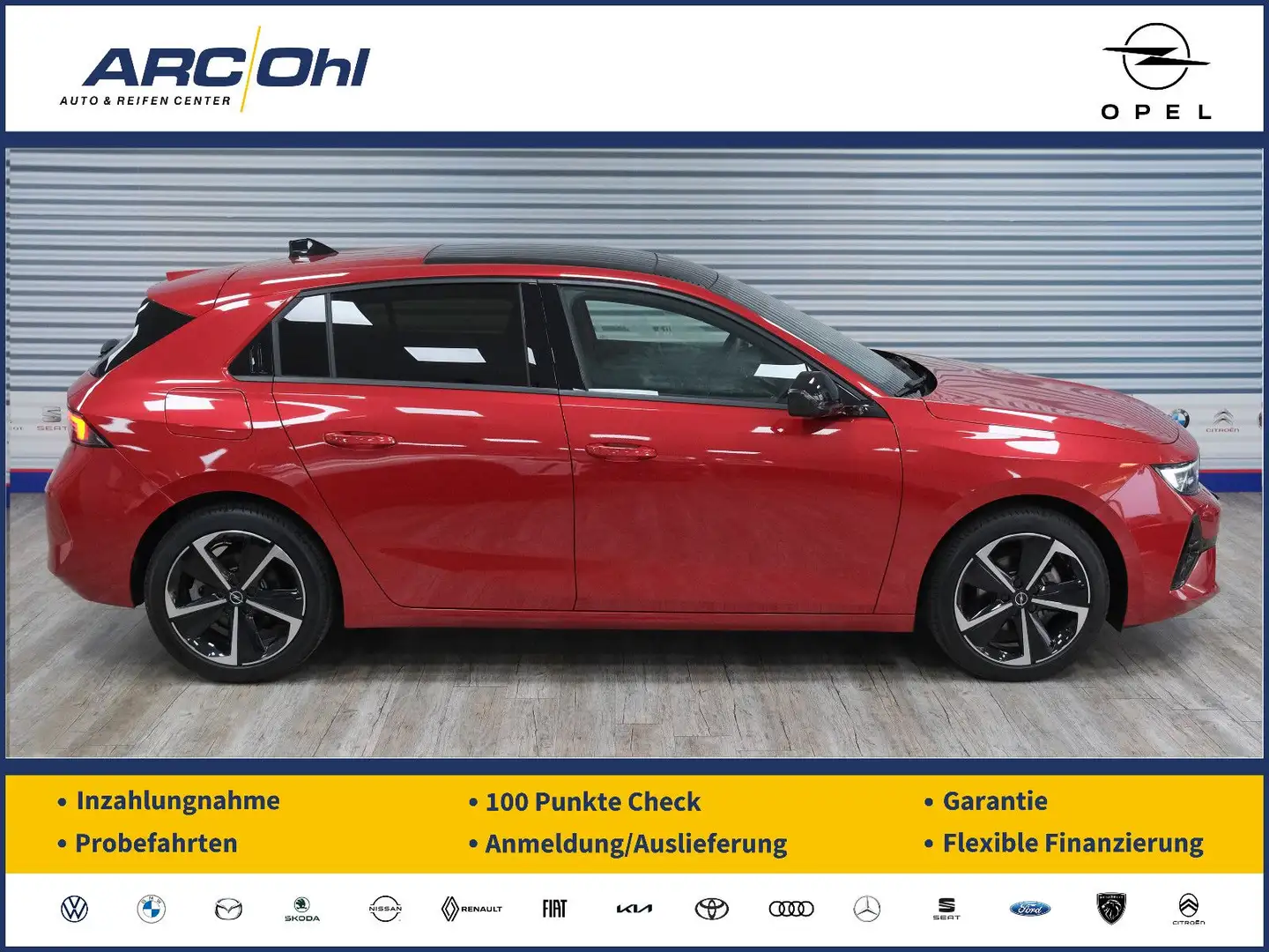 Opel Astra L 1.2 GS *MULTIM./LED/SHZ/PDC/360/AHK* Rot - 1