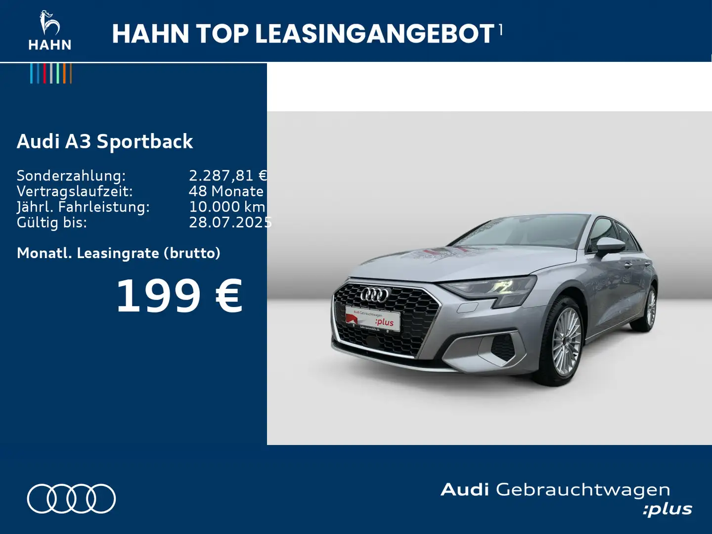 Audi A3 35 TFSI advanced Smartphone Interfa Silber - 2