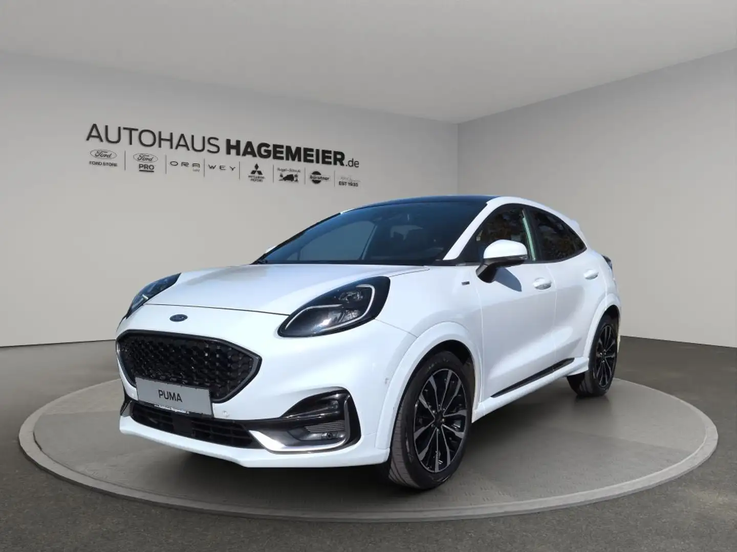 Ford Puma ST-Line Vignale 1.0 MHEV Aut. Weiß - 1