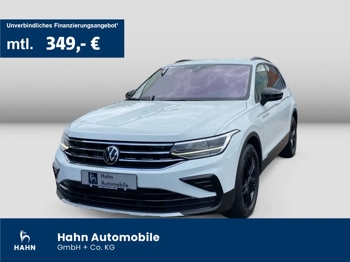 Volkswagen Tiguan 2.0 TDI DSG Urban Sport AHK LED Navi PDC Wit - 1