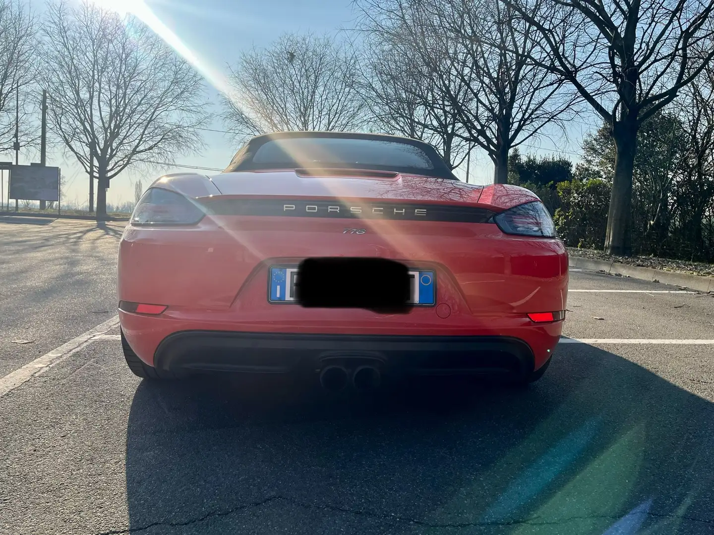 Porsche 718 boxster S Orange - 2