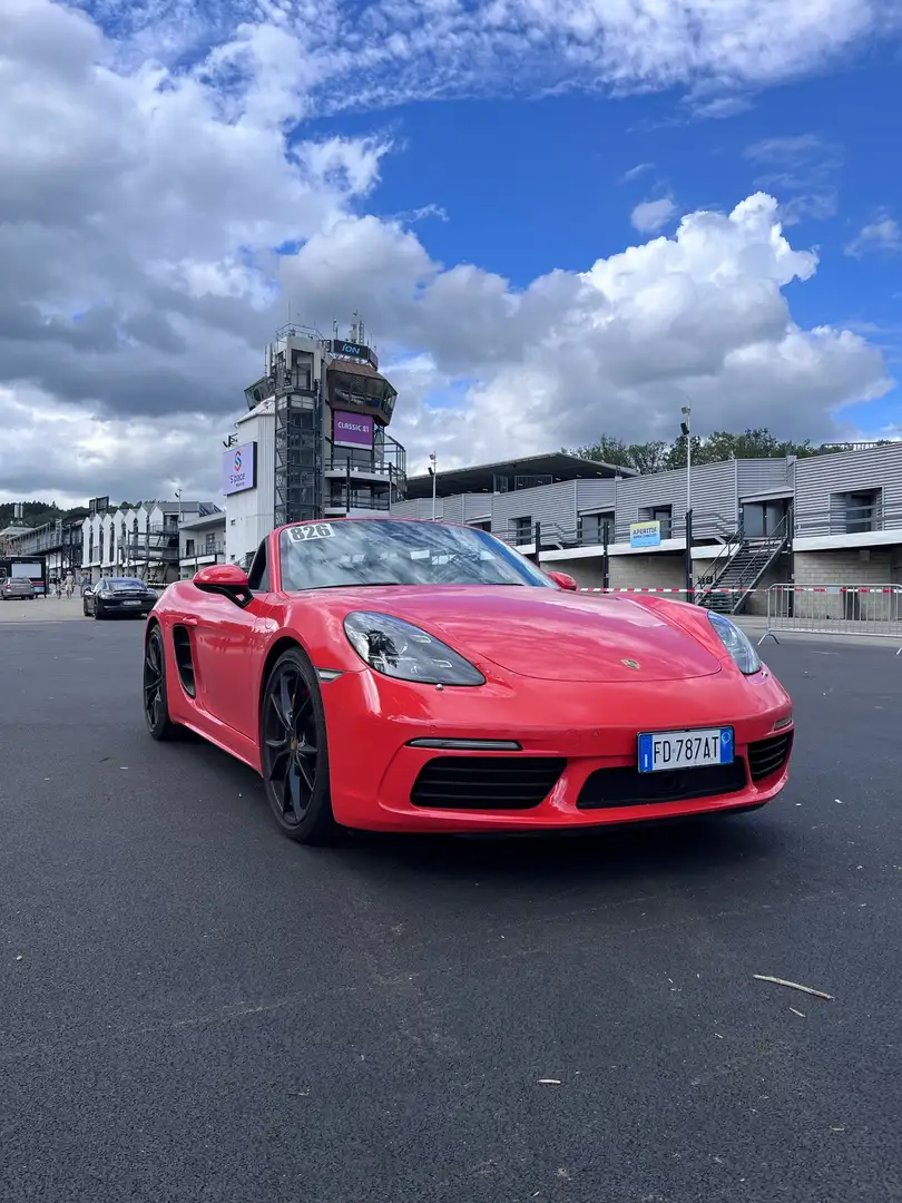 Porsche 718 boxster S Orange - 1