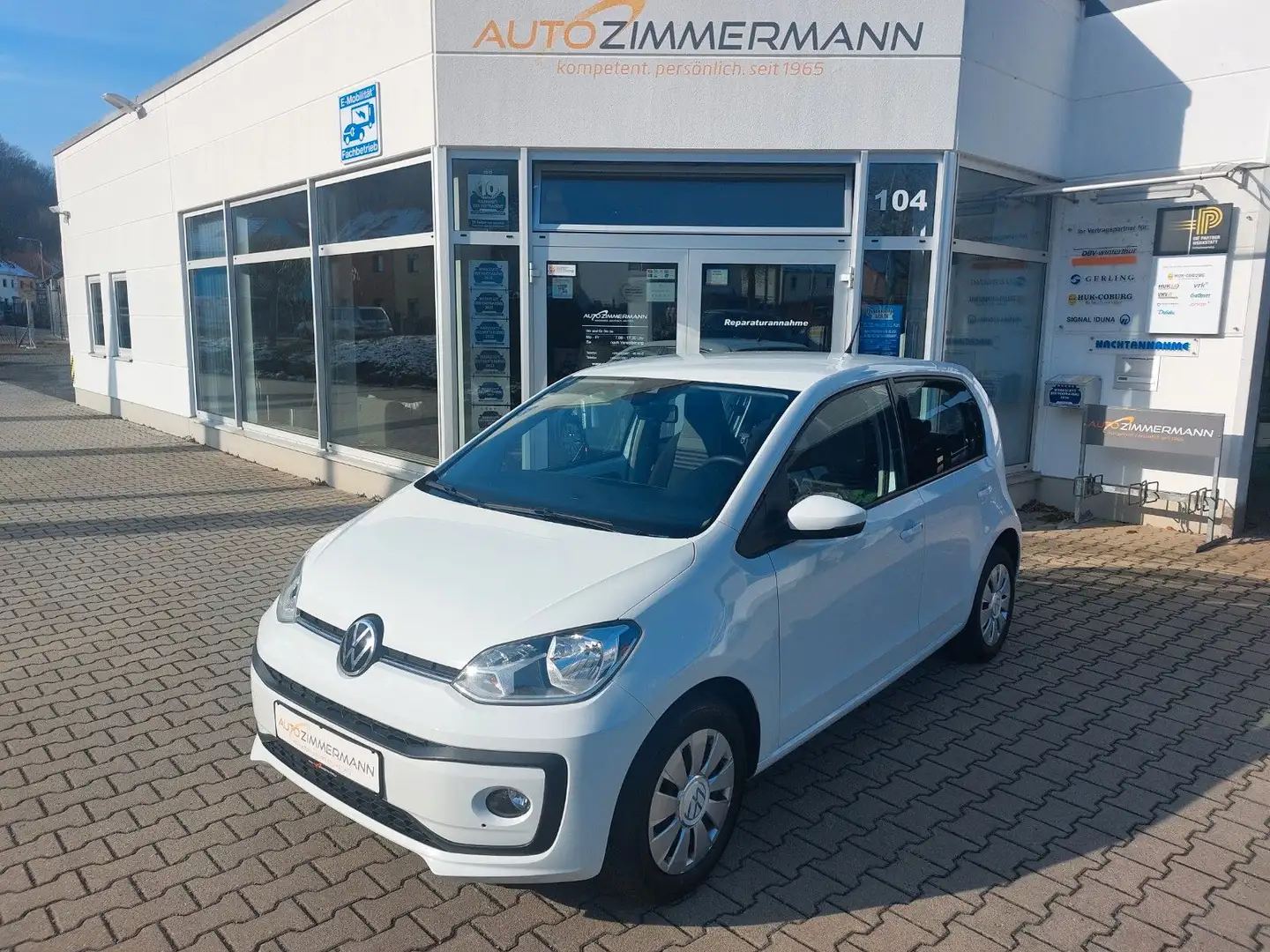 Volkswagen up! Rückfahrkamera, Spurhalteassistent,Klimaauto Weiß - 1