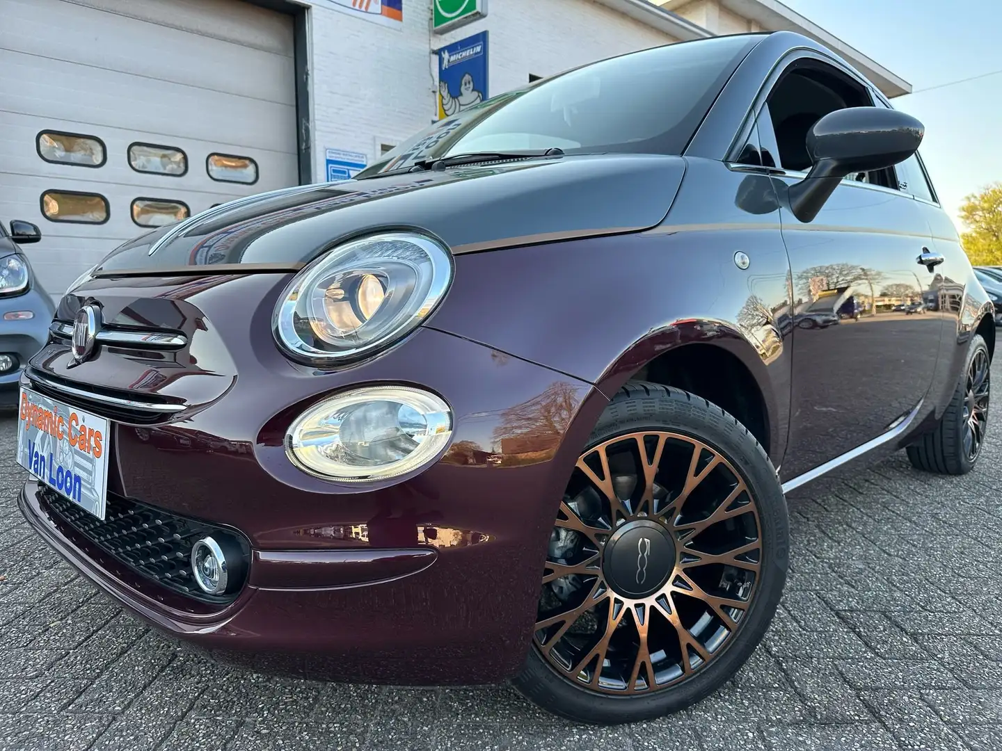 Fiat 500C Cabrio 500 1.2Collezione, Limited Edition,TopStaat Mauve - 1