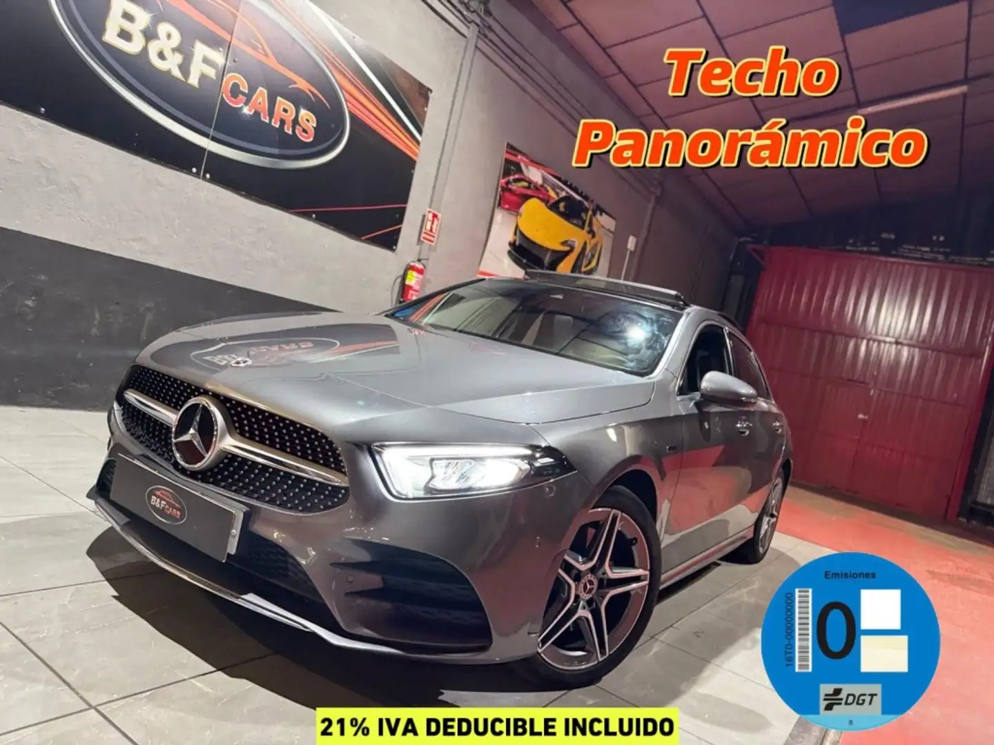 Mercedes-Benz A 250 250e 8G-DCT Gris - 1