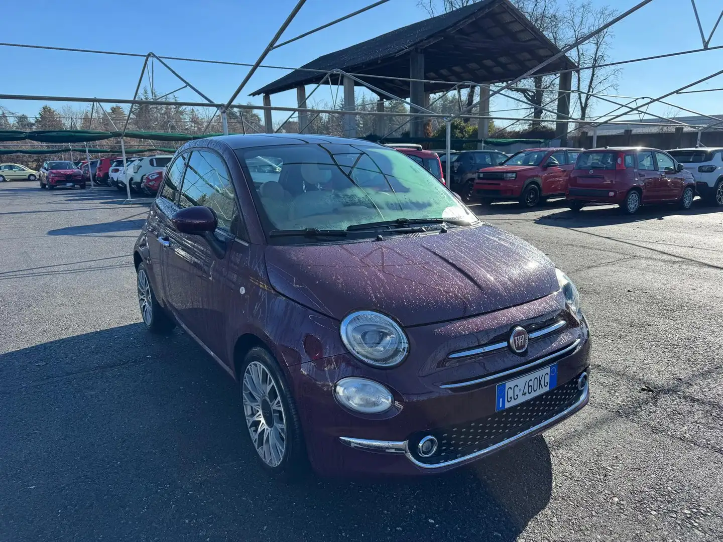 Fiat 500 1.0 FireFly Hybrid Star Rouge - 1