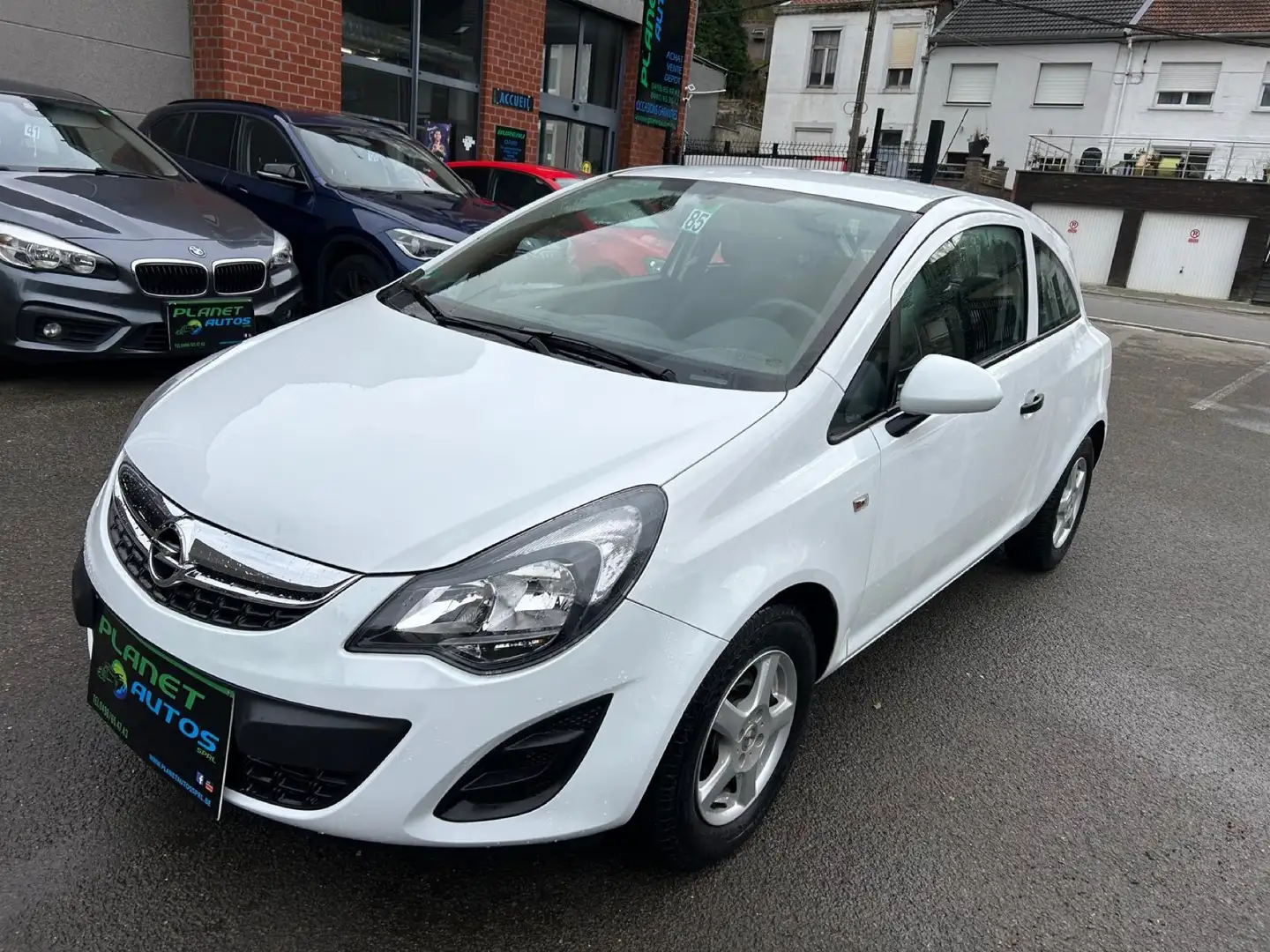 Opel Corsa 1.2i  3 PORTES *33000*KM AIRCO GARANTIE 12 MOIS Blanc - 1