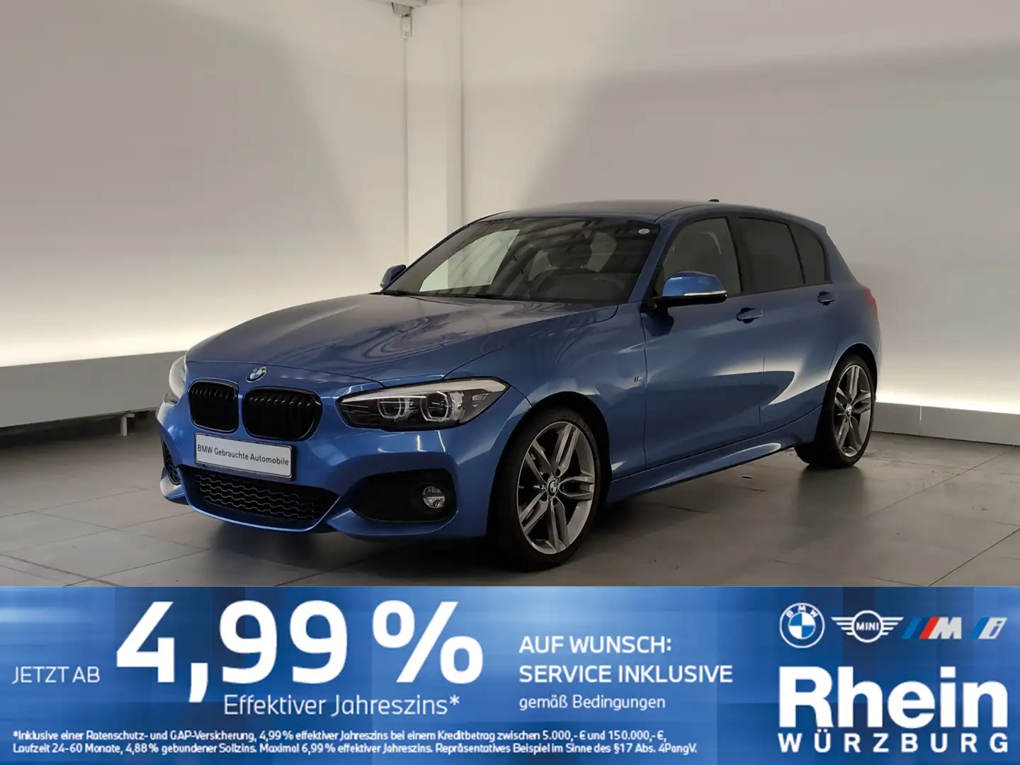 BMW 120 i 5-Türer M Sport PDC/SHZ/Temp PDC/SHZ/Temp Azul - 1