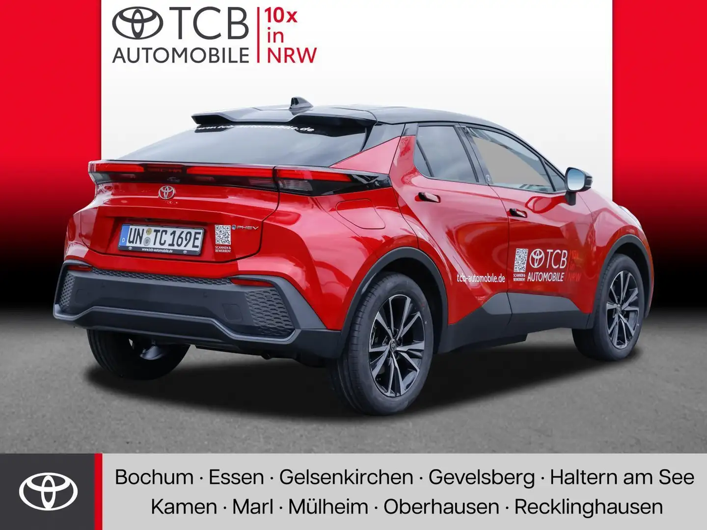 Toyota C-HR 2.0 Plug In Hybrid Team D FWD NAVI Rojo - 2