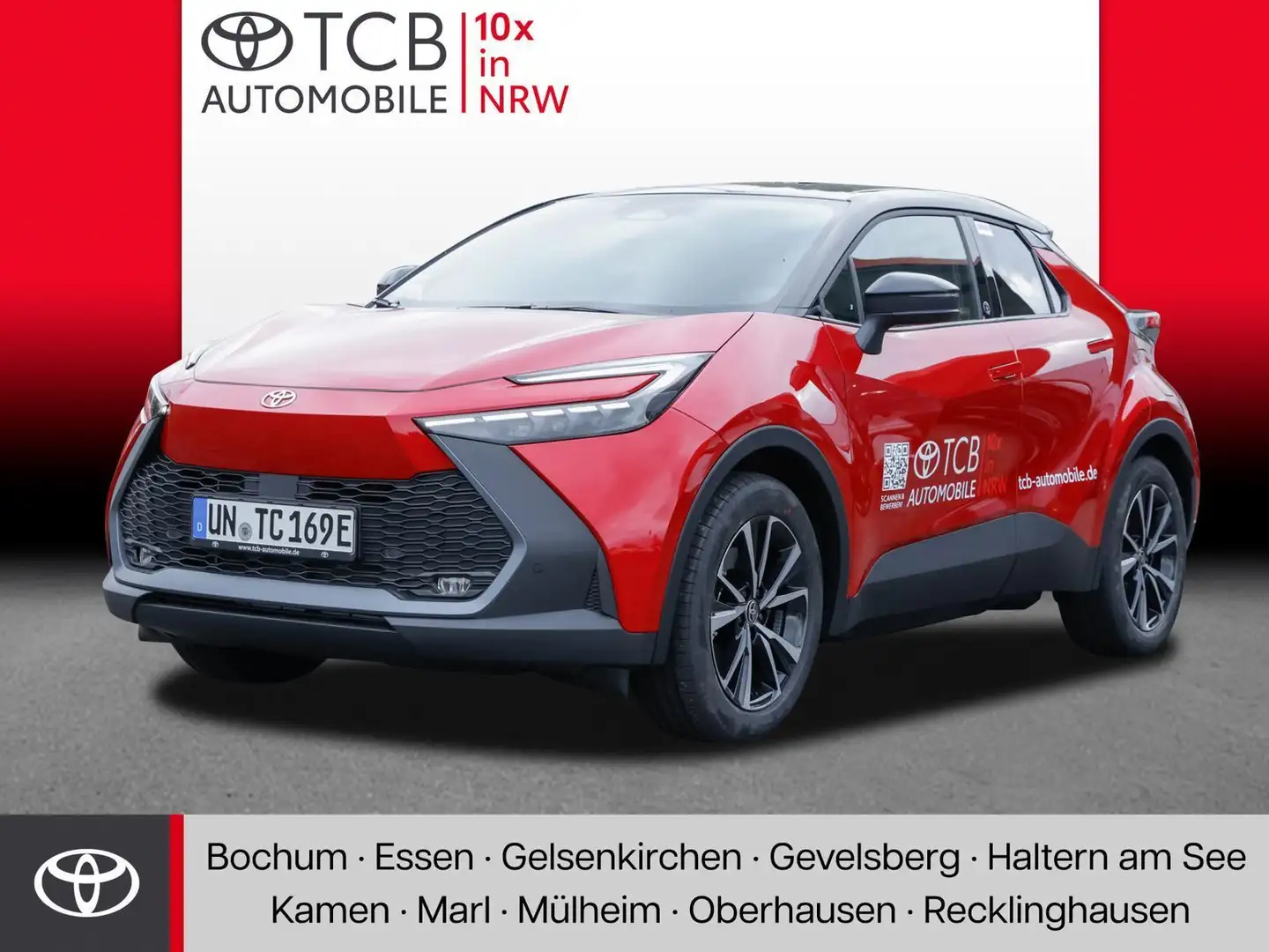 Toyota C-HR 2.0 Plug In Hybrid Team D FWD NAVI Rouge - 1