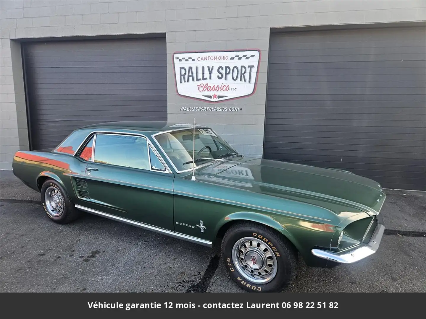 Ford Mustang 289 V8 1967 Prix tout compris Vert - 1