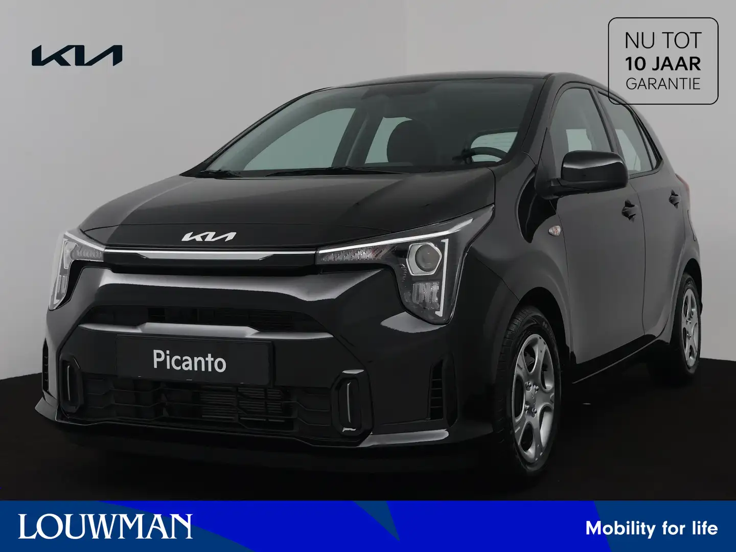 Kia Picanto 1.0 DPI DynamicLine | NIEUW!! Uit voorraad leverba Zwart - 1