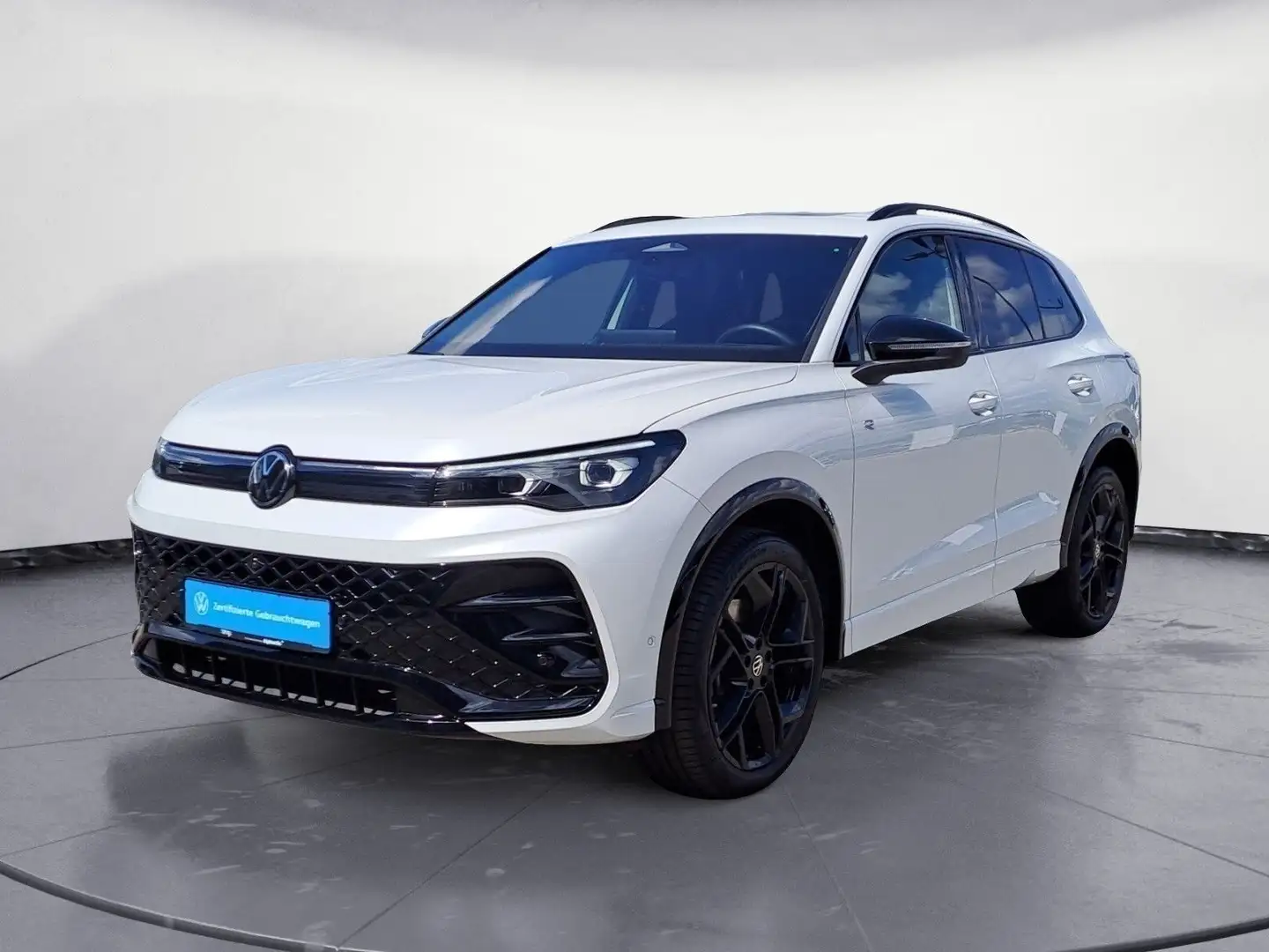 Volkswagen Tiguan 2.0 TDI DSG 4Motion R-Line AHK Navi Pano Weiß - 2