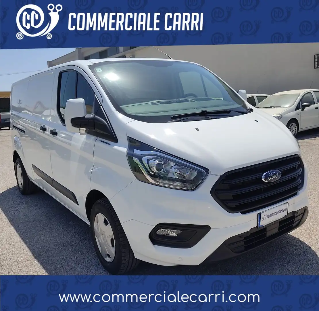 Ford Transit Custom 300 L2H1 2.0 TDCI FURGONE 3 POSTI - 2019 Bianco - 1