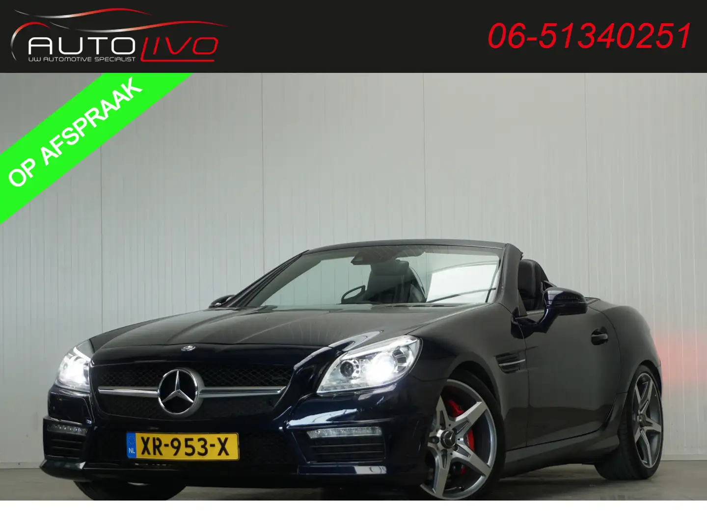 Mercedes-Benz SLK 200 Edition 1 CUSTUM MADE! SUPER NET!! LIEFHEBBERS AUT Bleu - 1