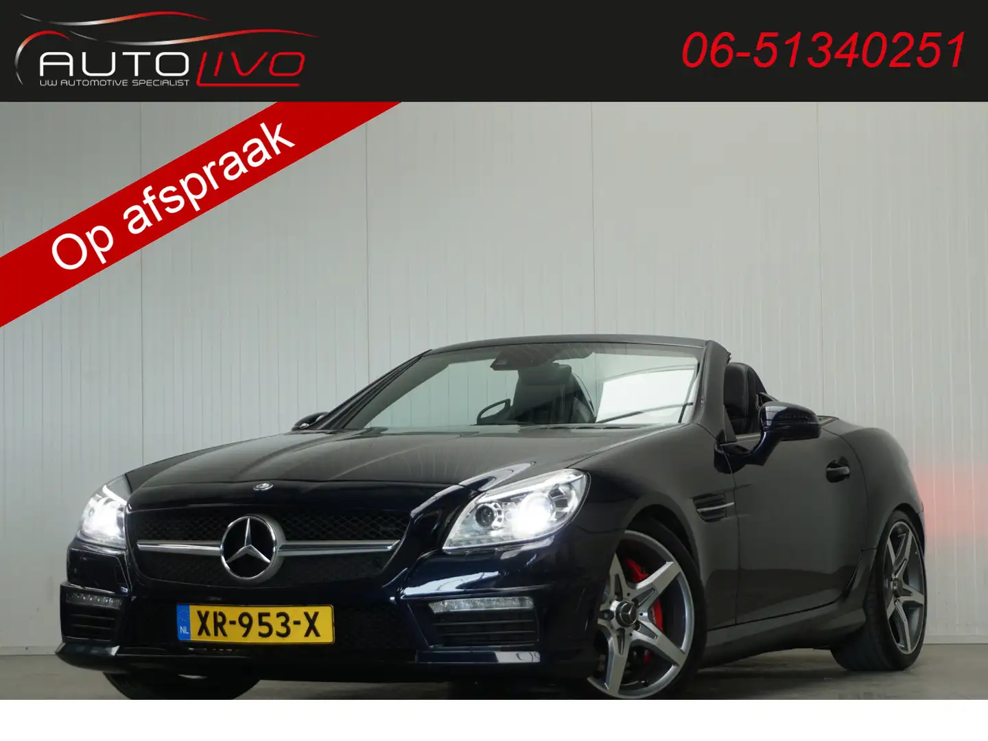 Mercedes-Benz SLK 200 Edition 1 CUSTUM MADE! SUPER NET!! LIEFHEBBERS AUT Bleu - 1
