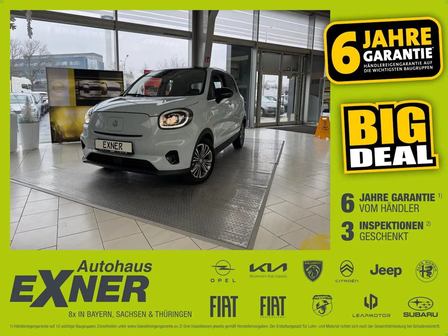 Leapmotor T03 ACC, Alu, Navi, Panoramaglasdach, Klima Bleu - 1