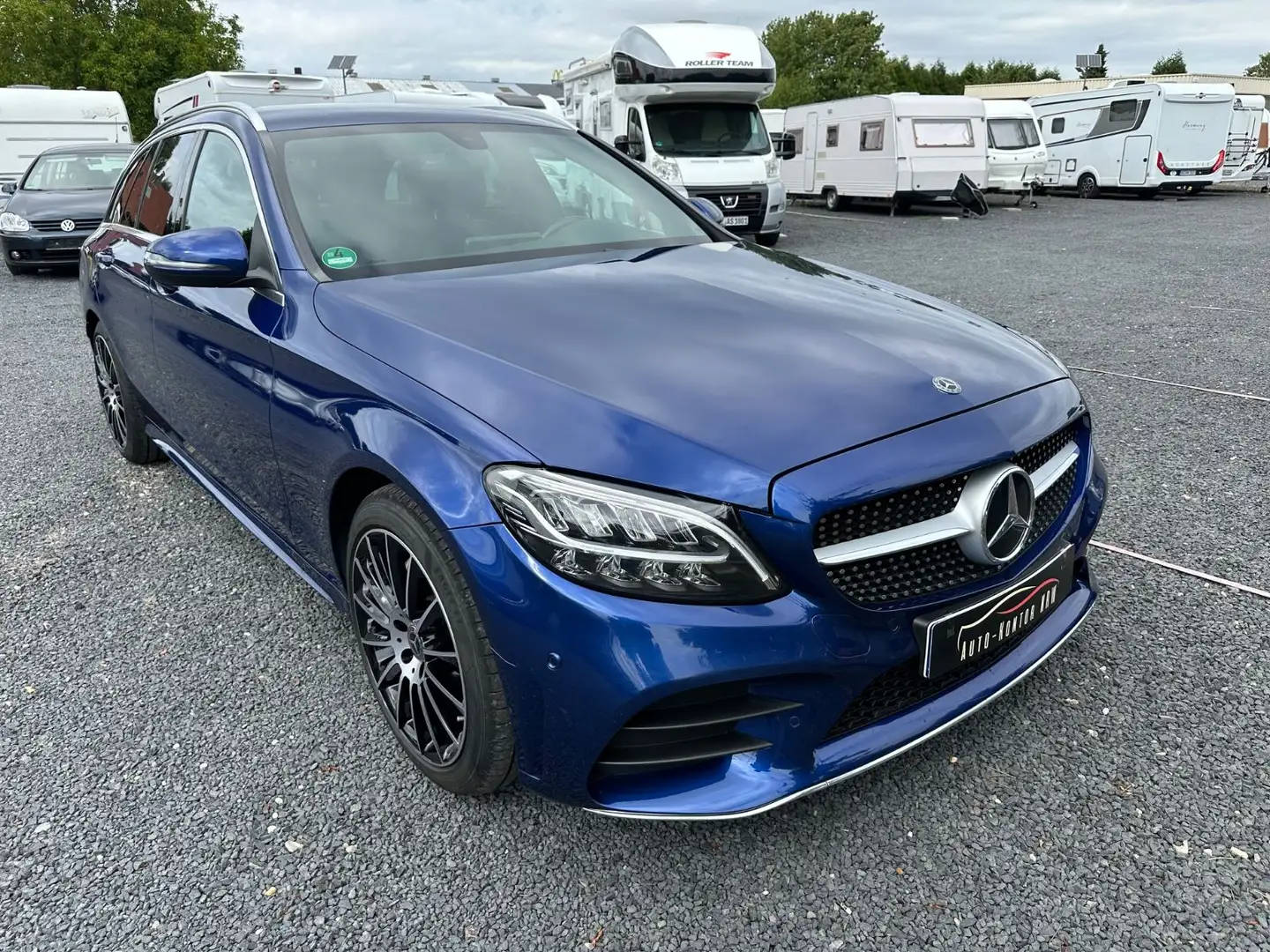 Mercedes-Benz C 200 T d AMG-Line Navi, SH, BC, Top Zustand Blu/Azzurro - 2