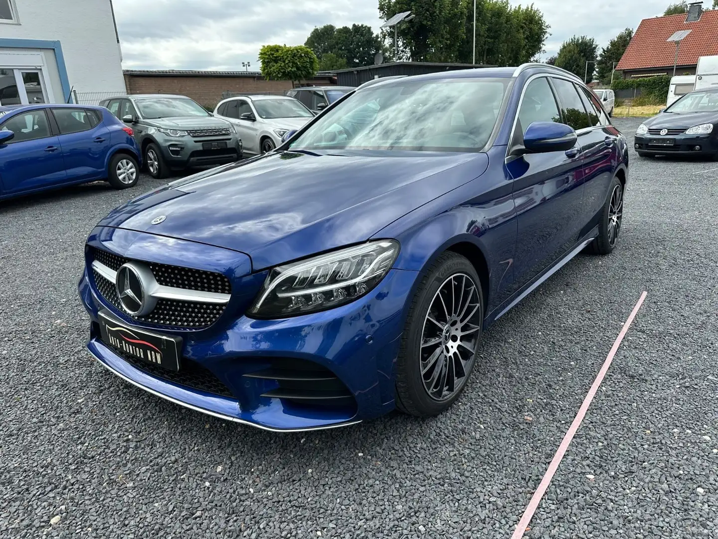 Mercedes-Benz C 200 T d AMG-Line Navi, SH, BC, Top Zustand Blu/Azzurro - 1