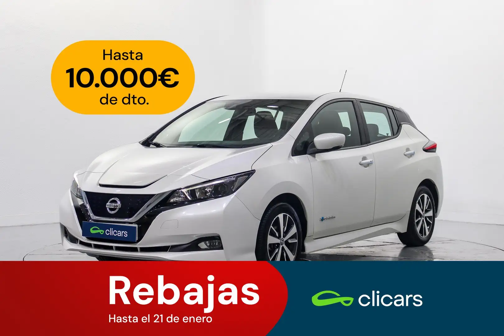 Nissan Leaf 40 kWh Acenta Blanc - 1