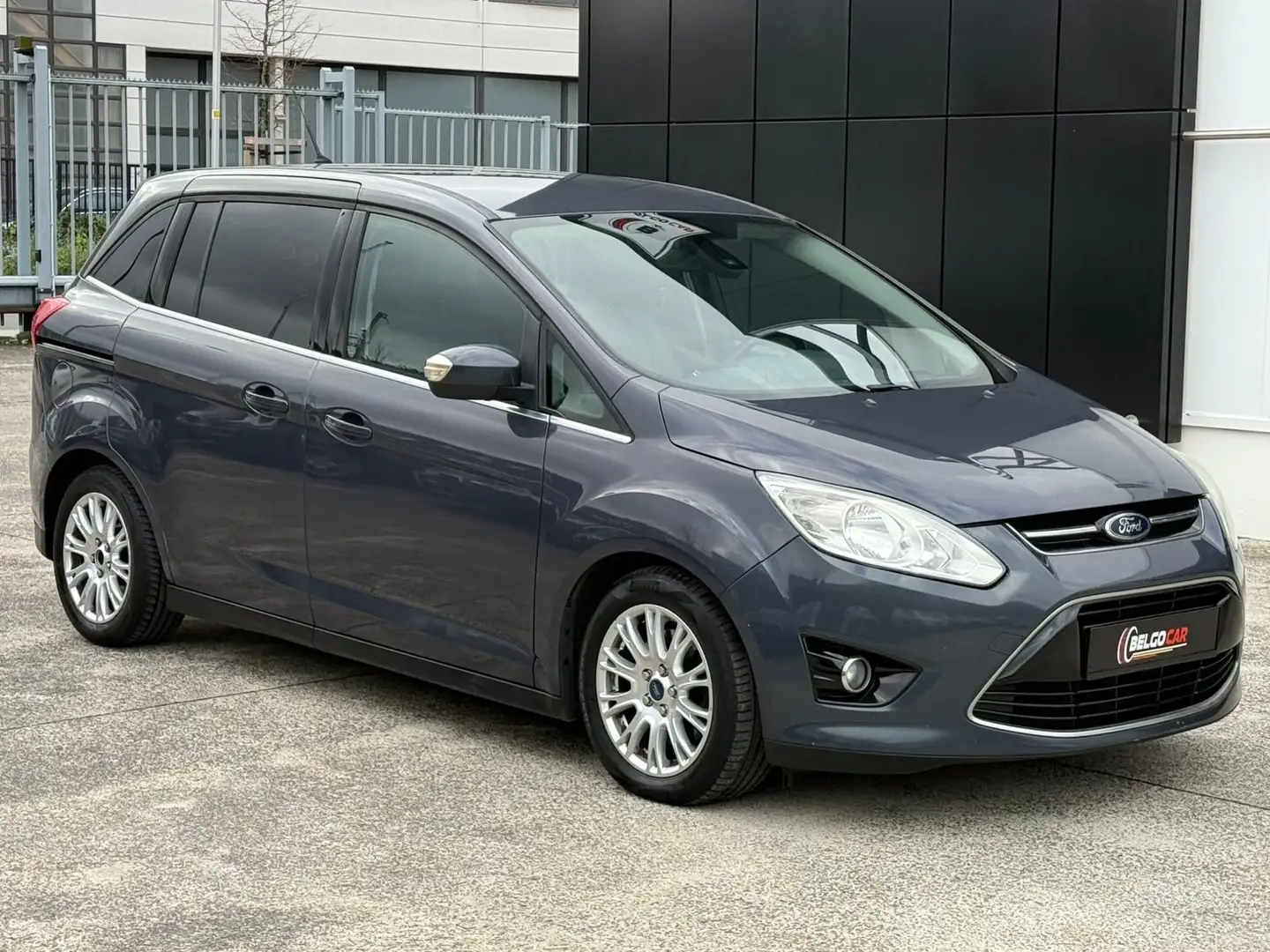 Ford C-Max 1.6 ESSENCE - AIRCO - CUIR - CONTRÔLE TECHN OK Gris - 1