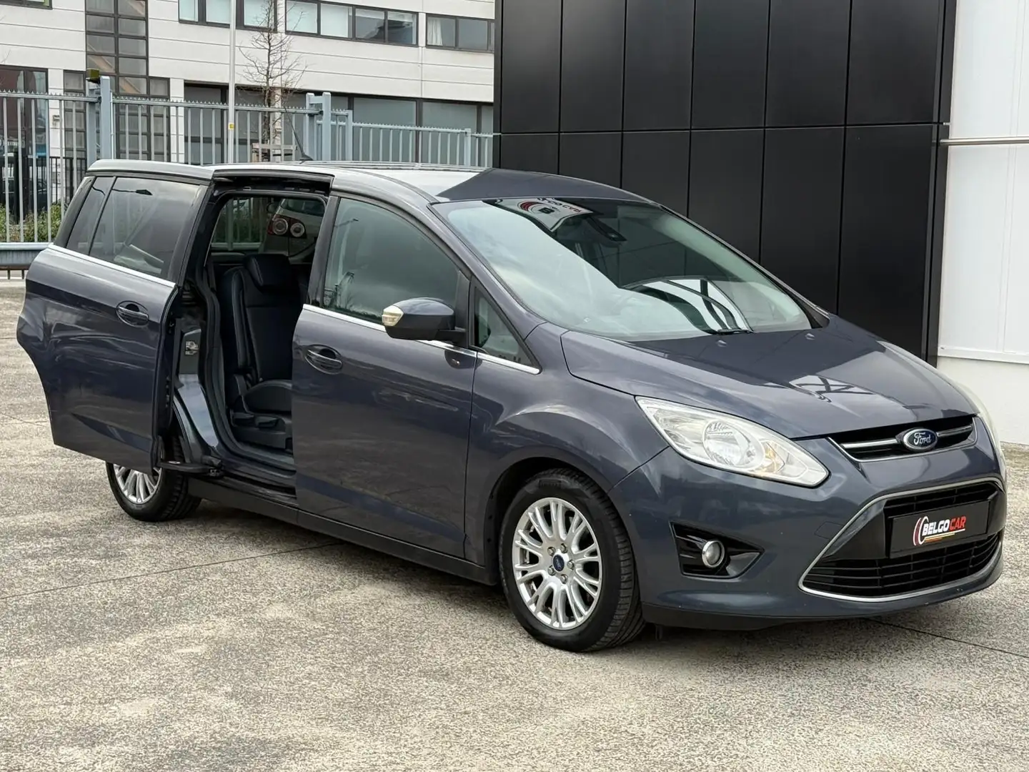 Ford C-Max 1.6 ESSENCE - AIRCO - CUIR - CONTRÔLE TECHN OK Gris - 2