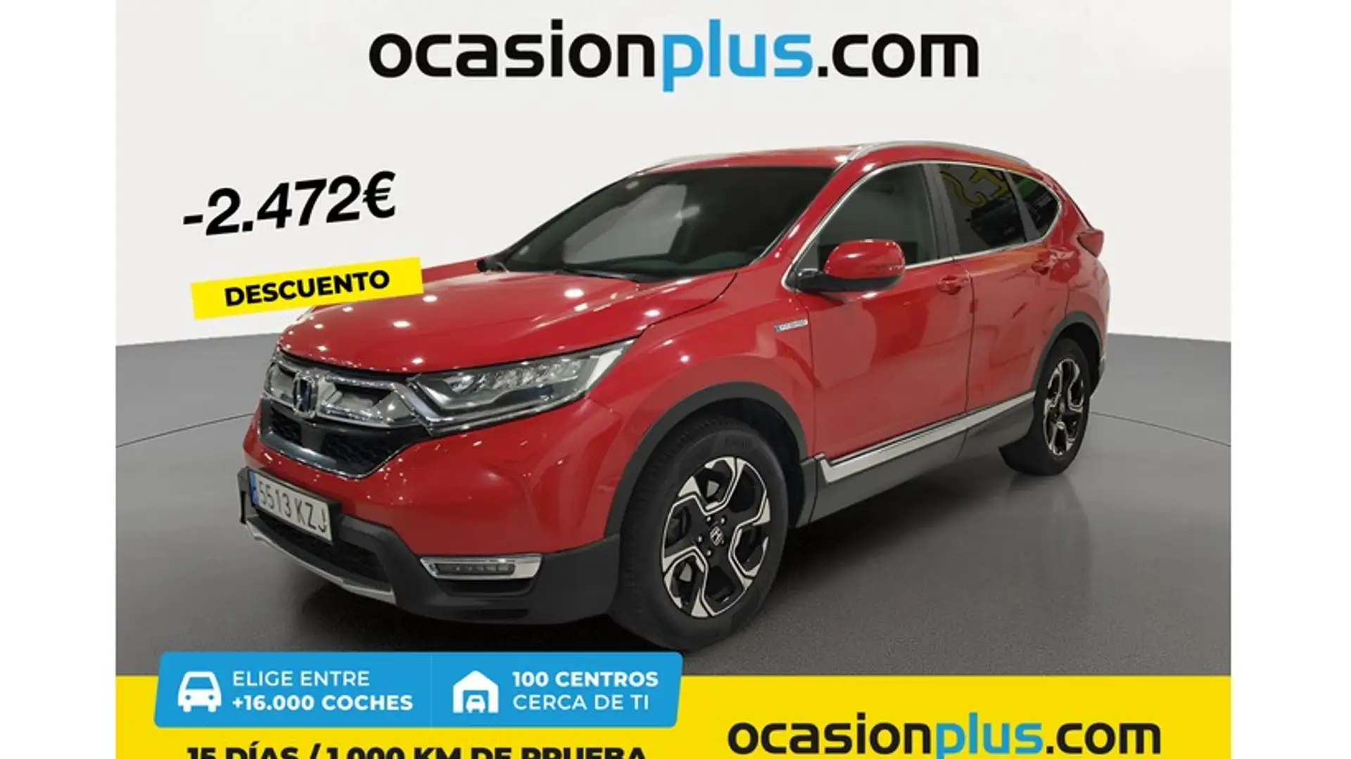 Honda CR-V 2.0 i-MMD Elegance Navi 4x2 Rojo - 1