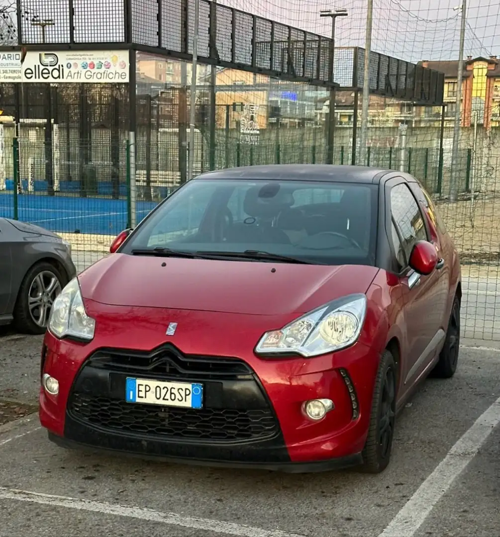 Citroen DS3 1.4 vti (airdream) Chic Gpl 95cv Rojo - 1