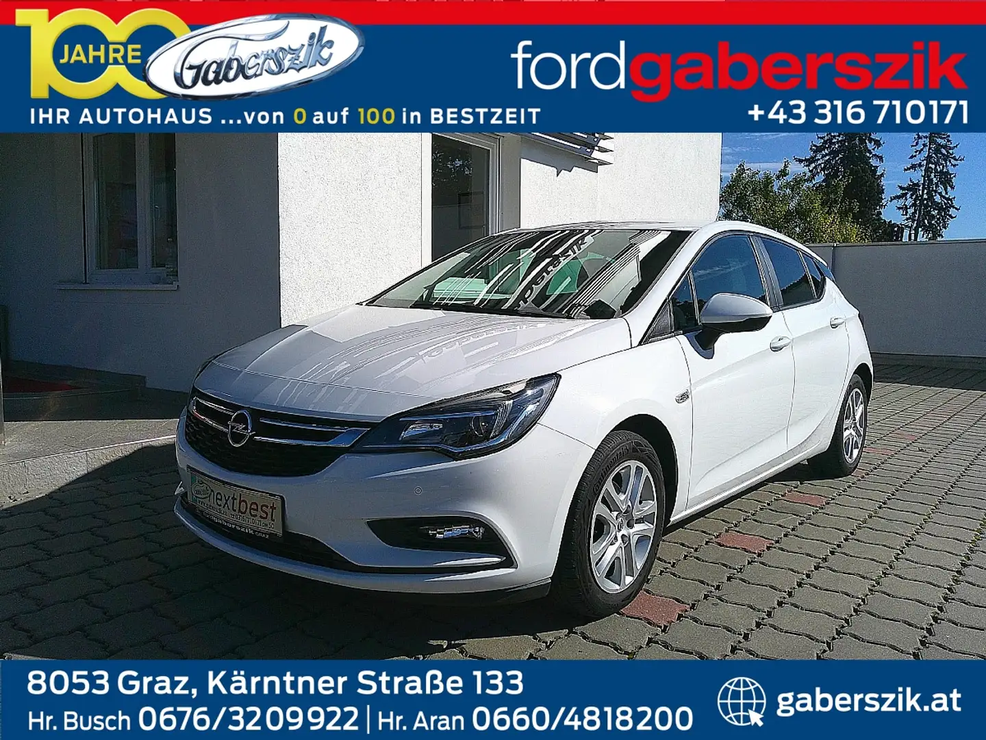 Opel Astra 1,0 Turbo ECOTEC Edition Blanco - 1