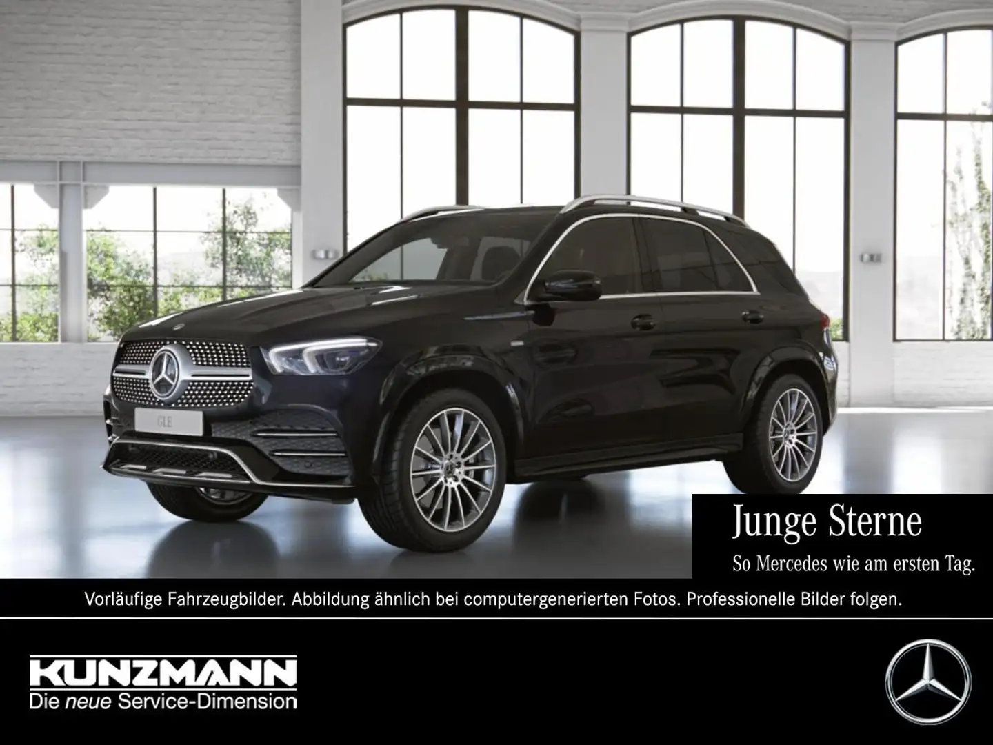 Mercedes-Benz GLE 350 de 4M AMG Distronic Airmatic HUD AHK 360° Schwarz - 1