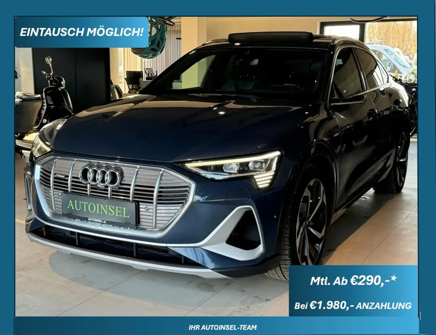 Audi e-tron 55 quattro Edition-ONE Vollausstattung Blau - 1