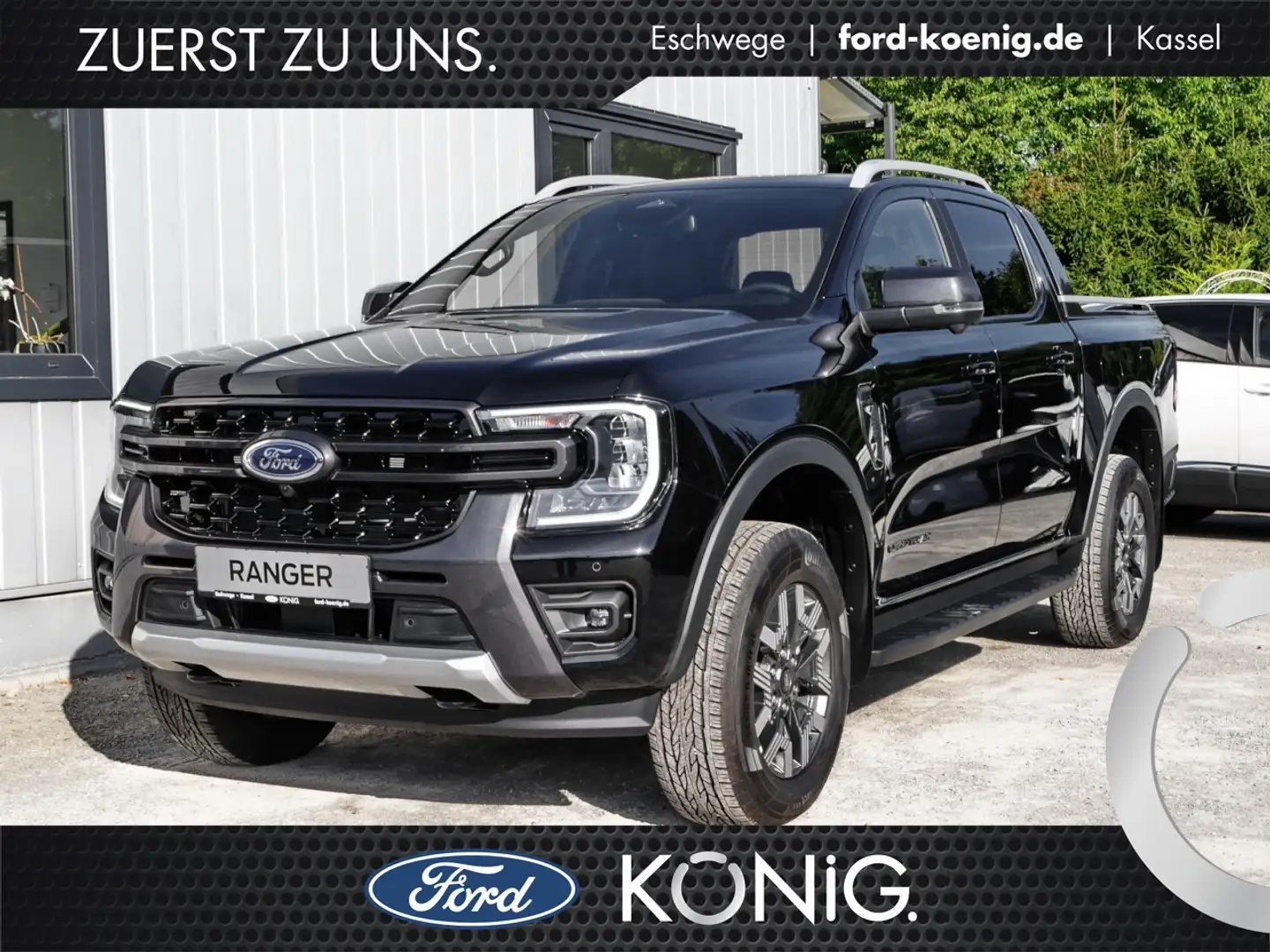 Ford Ranger DK Wildtrak Plug-in-Hybrid Aut.+ACC+B&O Klima Schwarz - 1