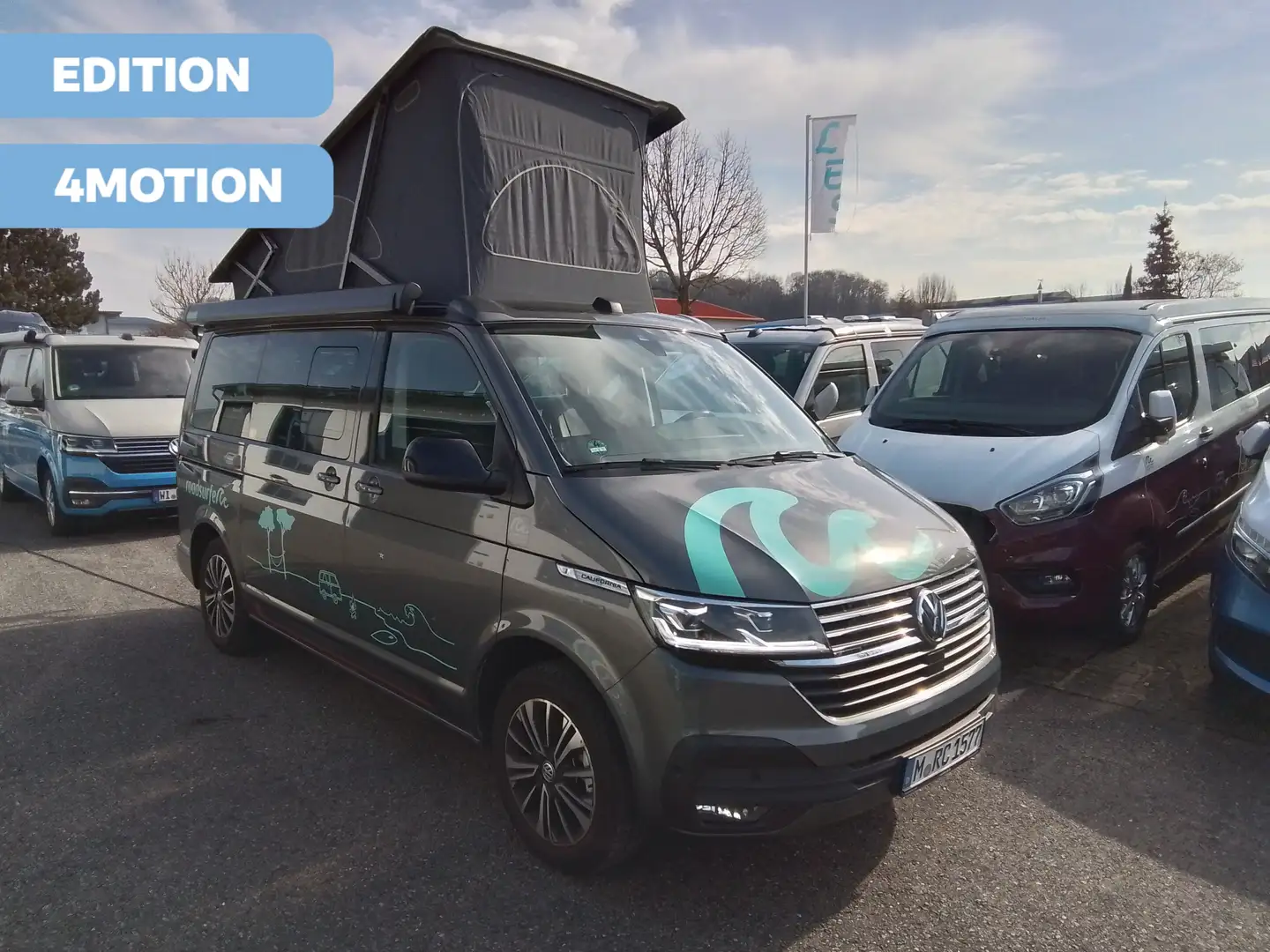 Volkswagen T6.1 California Beach EDITION Gris - 1