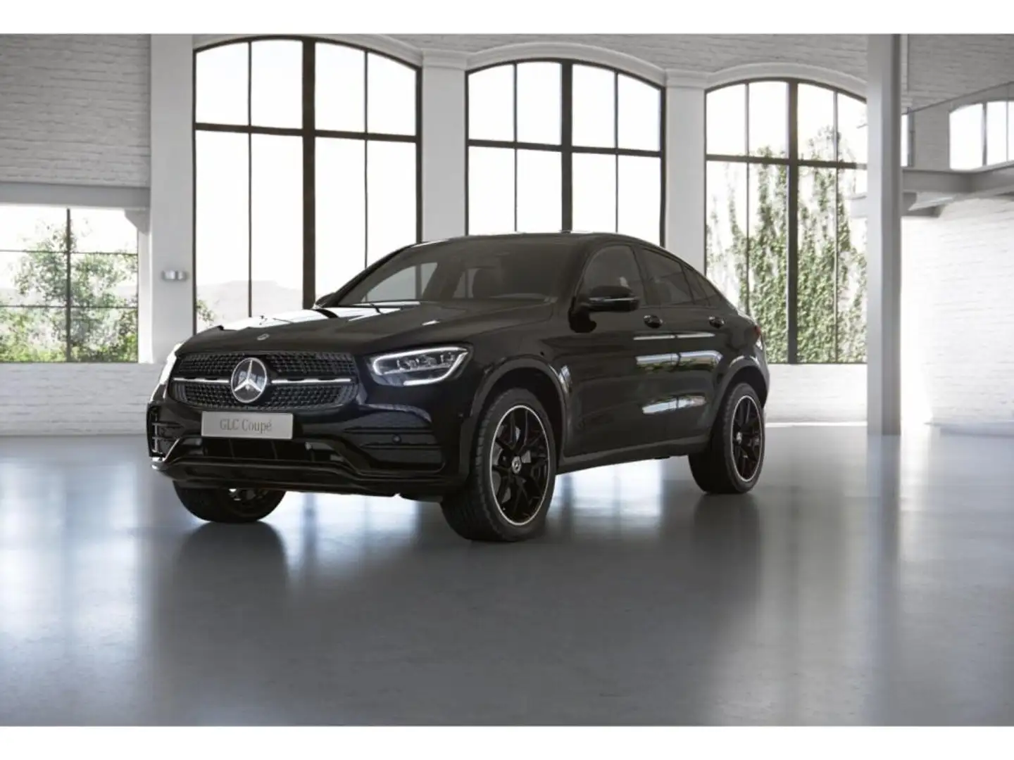 Mercedes-Benz GLC 300 de 4M Coupé AMG*Night*Ambi*RKam*AHK*SHD Schwarz - 1