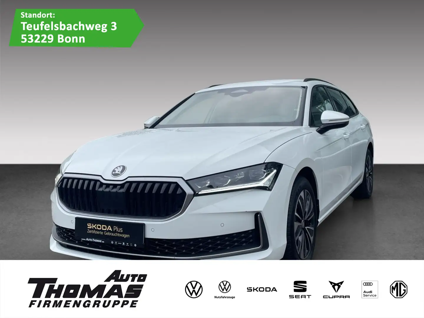 Skoda Superb Combi Selection 2.0 TDI DSG NAVI KAMERA Weiß - 1