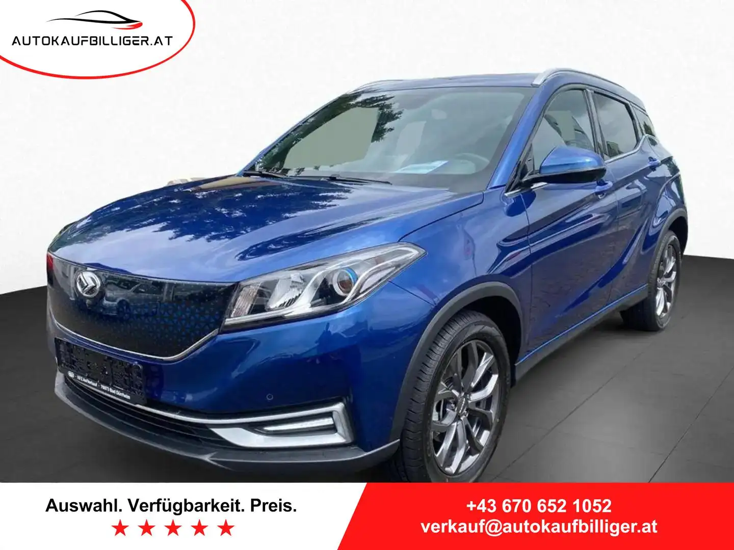 DFSK Seres 3 Luxury Elektro-SUV *Navi~Pano~360°~SHZ~Leder* Blau - 1
