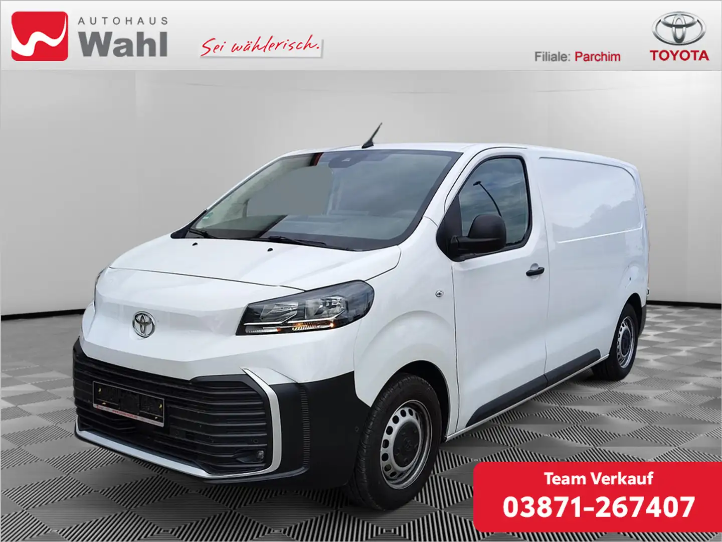 Toyota Proace 1.5 L1 Kasten Meister , AHK Weiß - 1