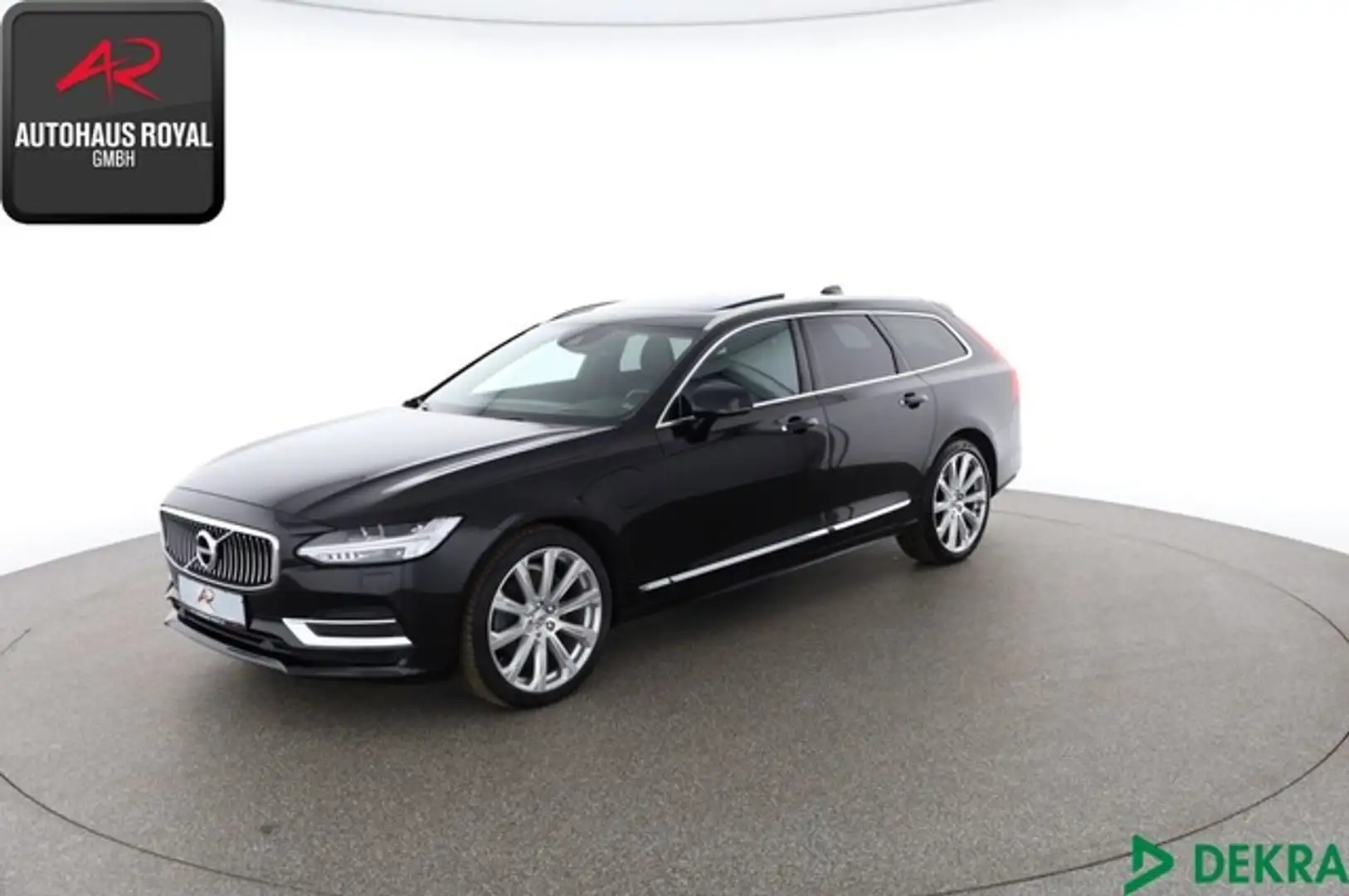 Volvo V90 T8 RECHARGE AWD INSCRIPTION FOUR-C,STANDHEIZ Schwarz - 1