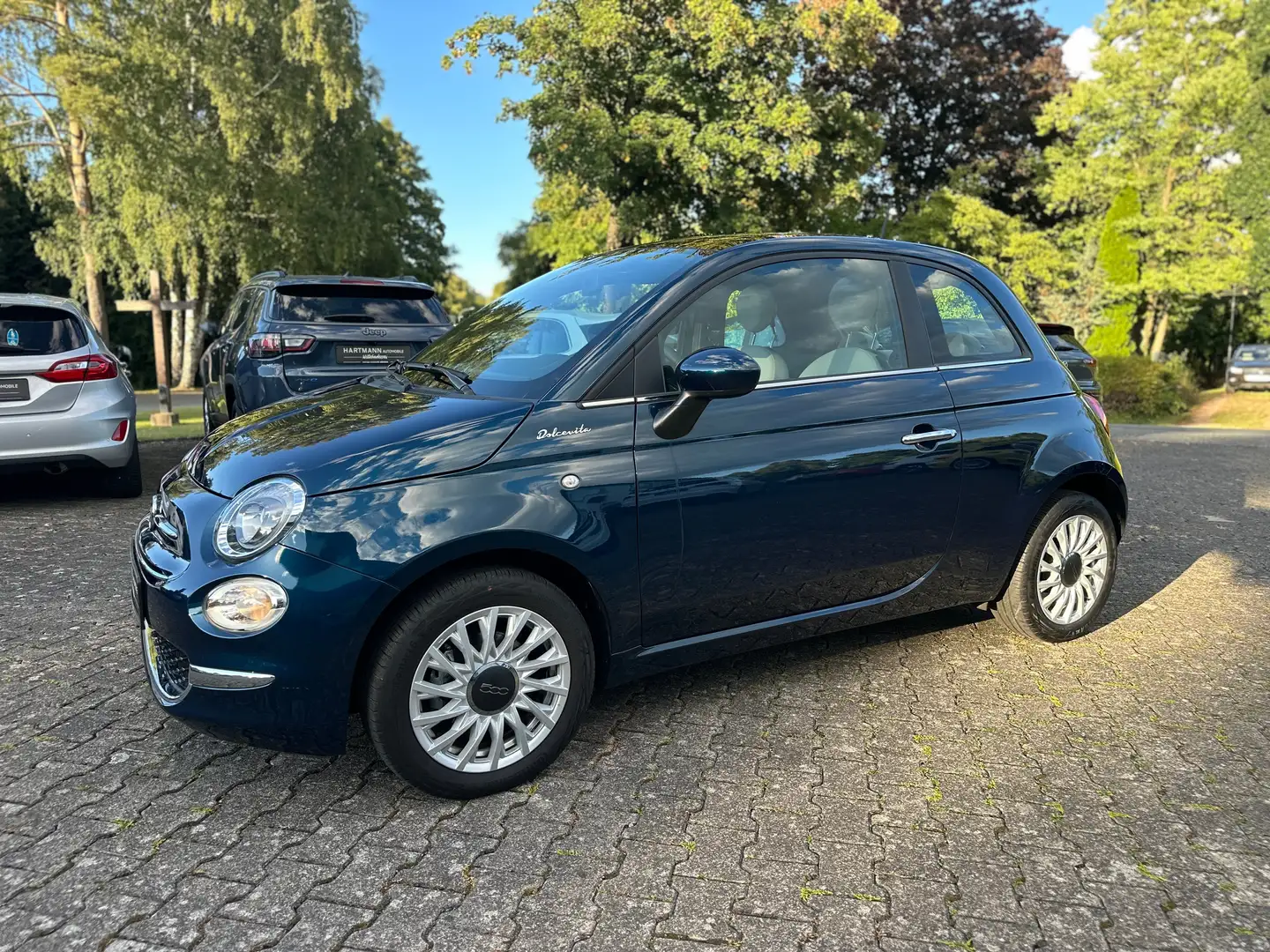 Fiat 500 1.0 Mild-Hybrid Dolcevita Carplay/Glasdach/uvm Blau - 1