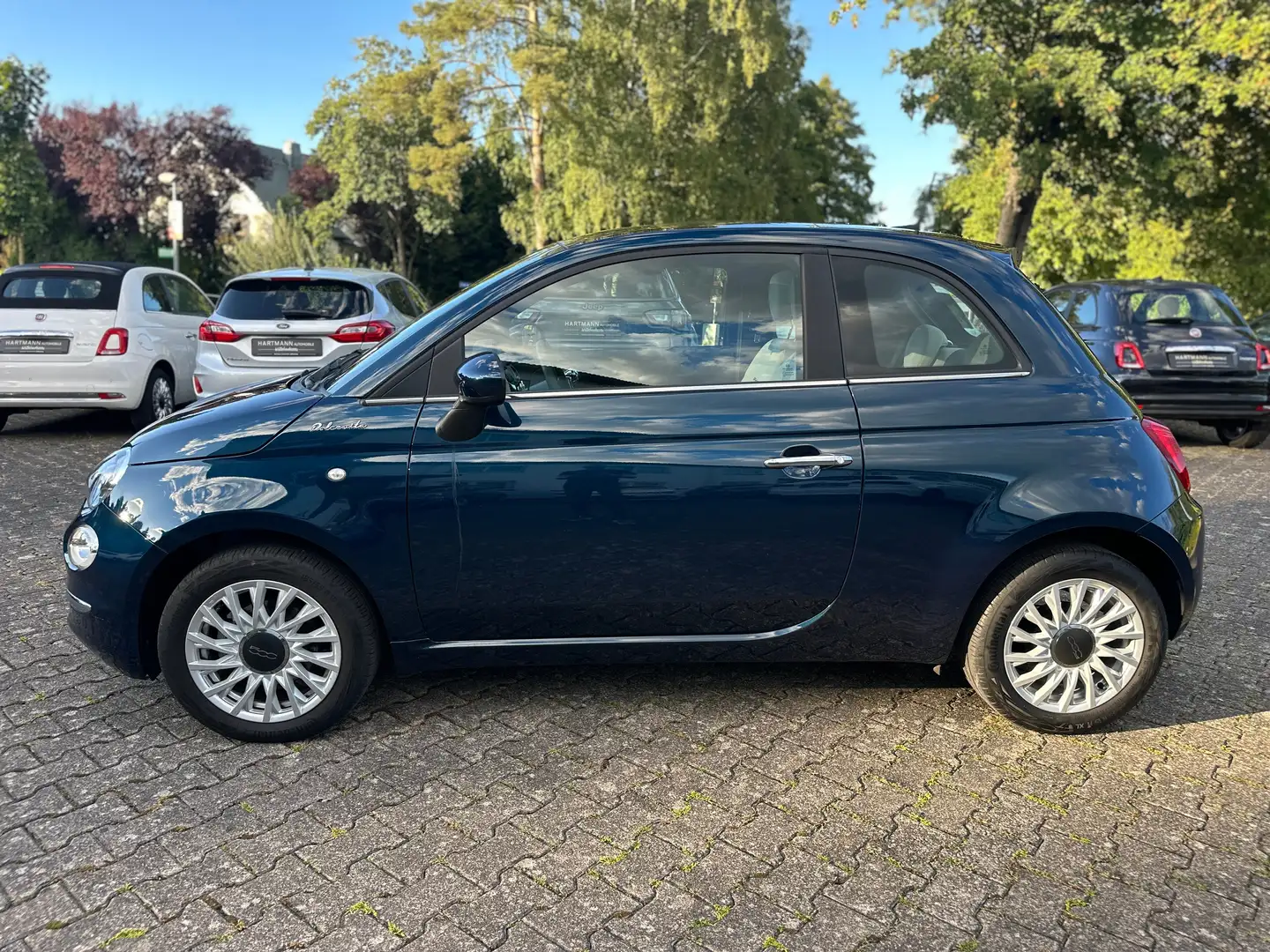 Fiat 500 1.0 Mild-Hybrid Dolcevita Carplay/Glasdach/uvm Blau - 2