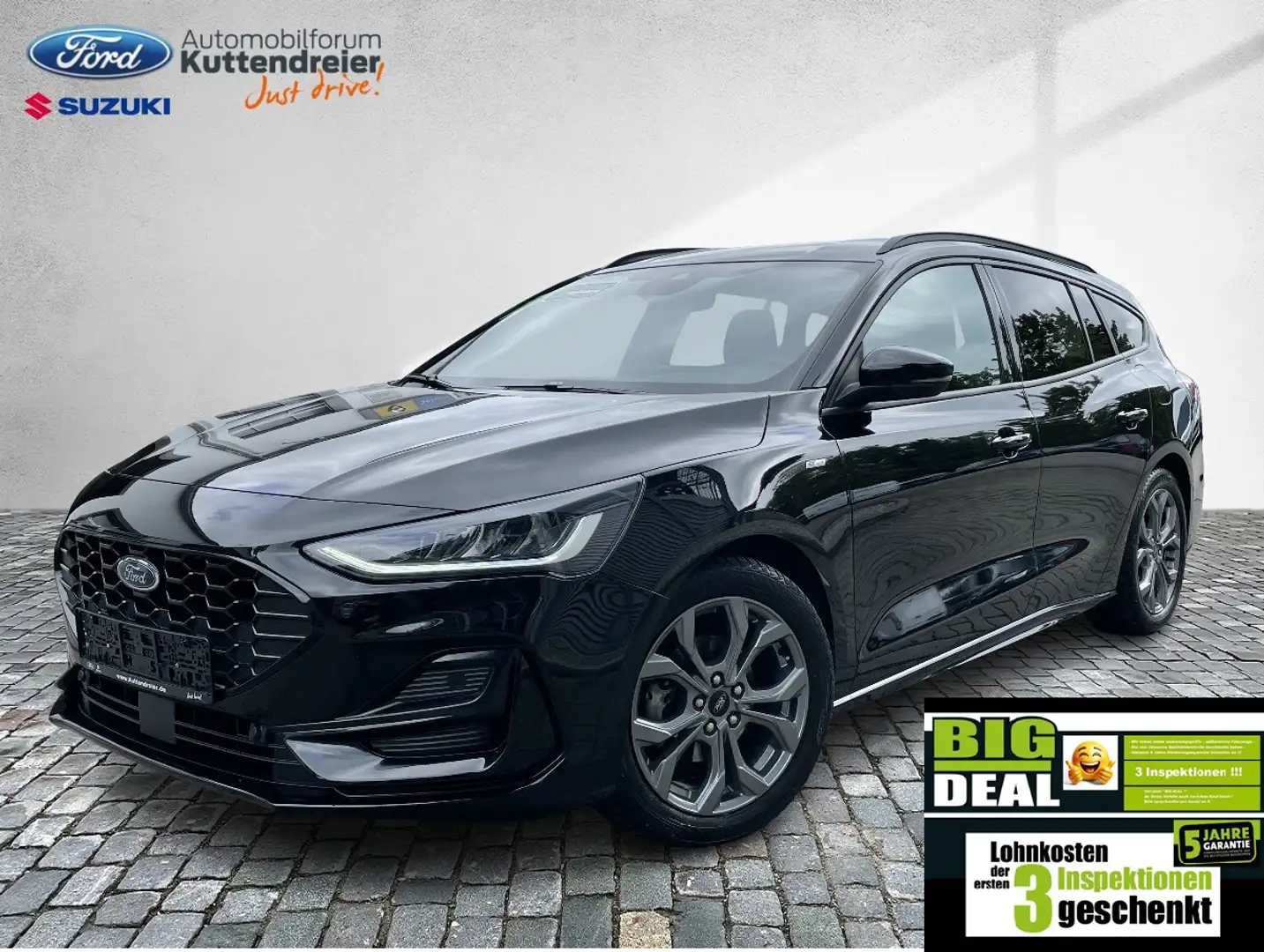 Ford Focus Turnier ST-Line Navi Kamera Lenkr.Sitzheiz. Zwart - 2