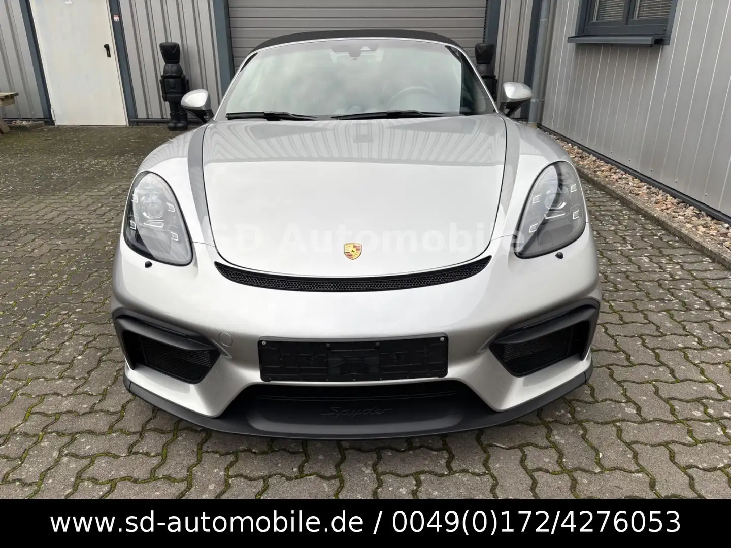 Porsche Boxster 718 Boxster Spyder 1.HAND+U-FREI+APPROVED Серебристый - 2