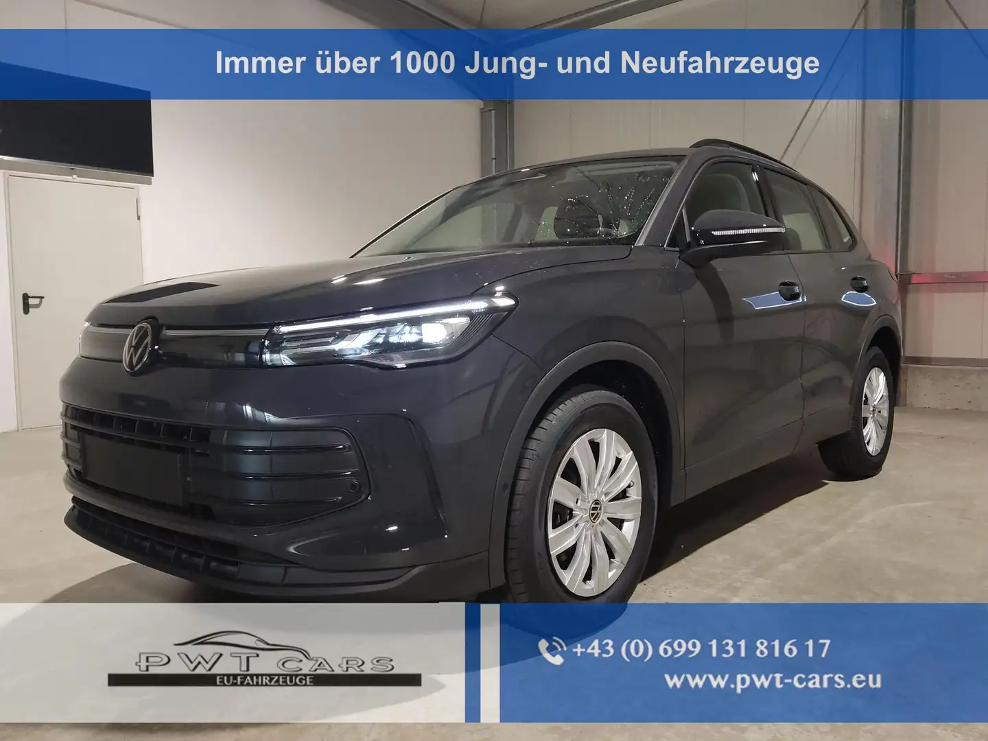 Volkswagen Tiguan 4Me 1.5 eTSI DSG Garantie-Anhängerkupplung-Appl... Grau - 1