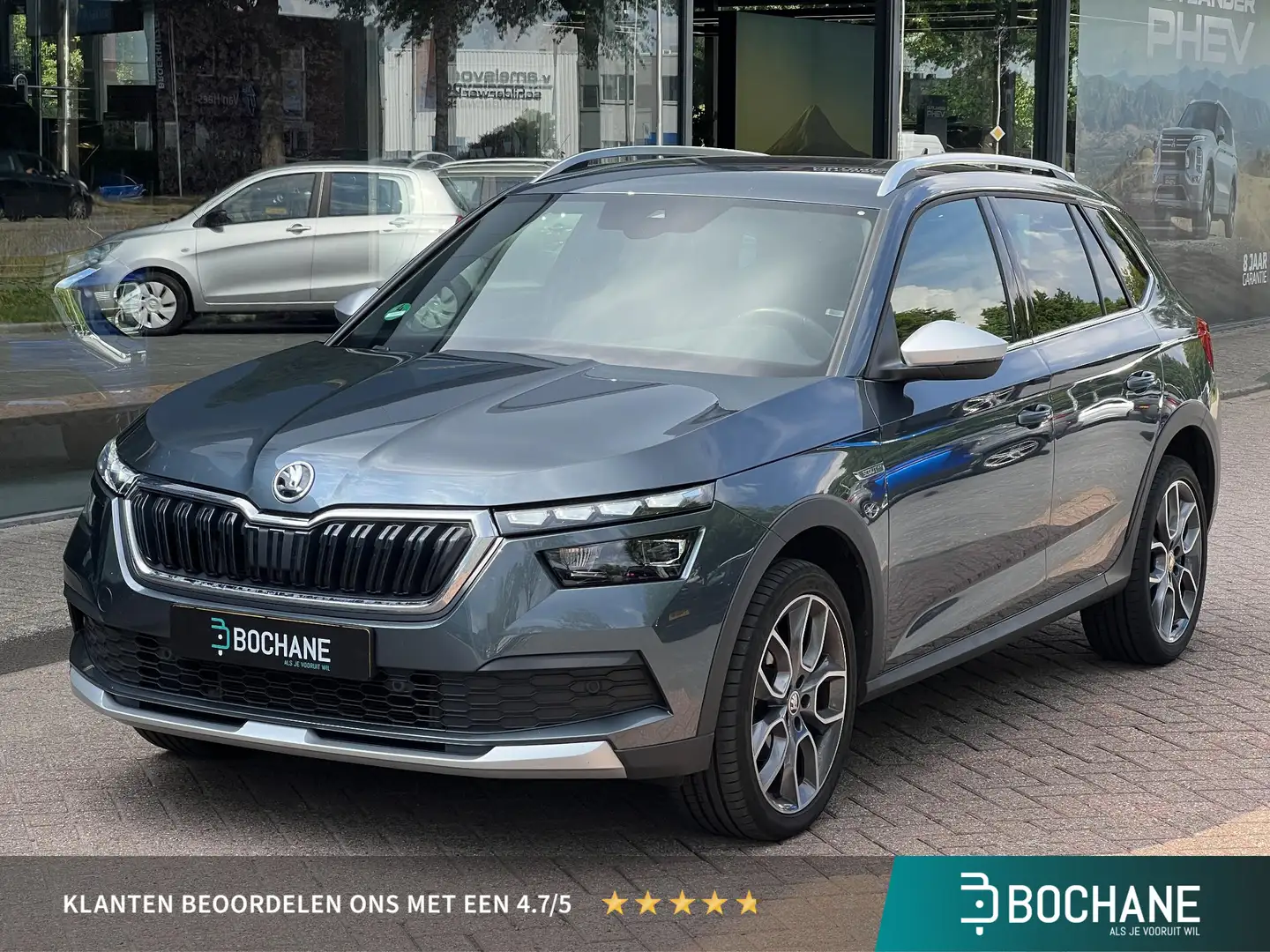 Skoda Kamiq 1.5 TSI ACT Scoutline Automaat | Adaptieve Cruise Grijs - 1