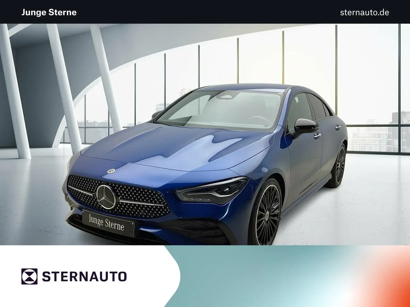 Mercedes-Benz CLA 180 CLA 180 Coupé AMG Advanced+ Night 19" Ambiente Azul - 1