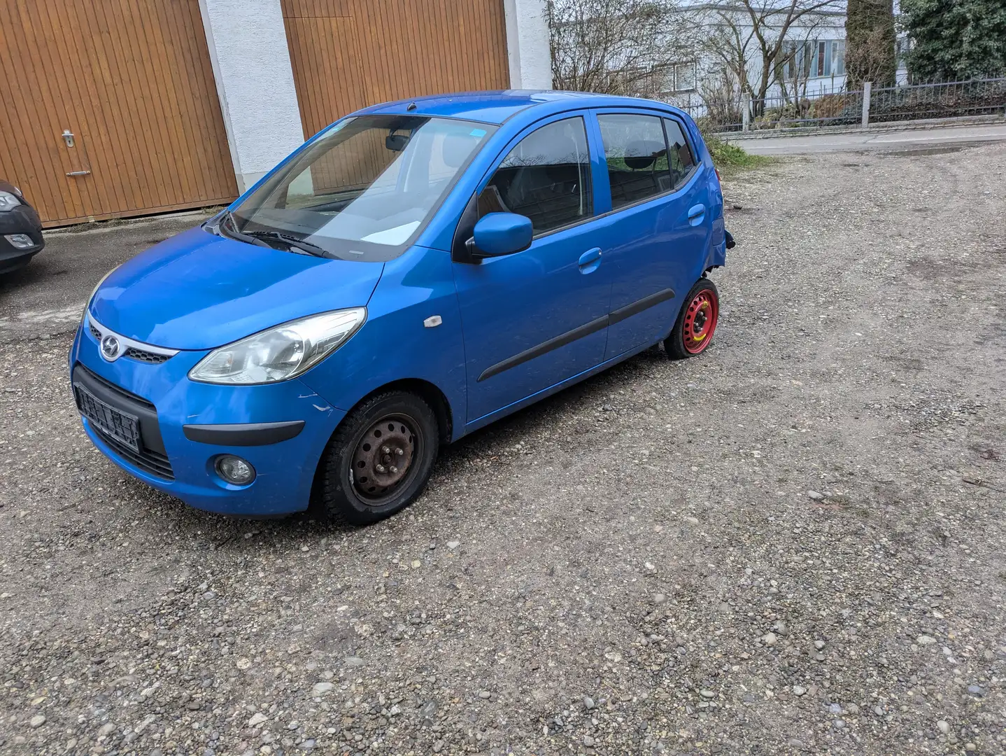 Hyundai i10 1.1 Classic Heckschaden Euro 4 Klima Blauw - 1