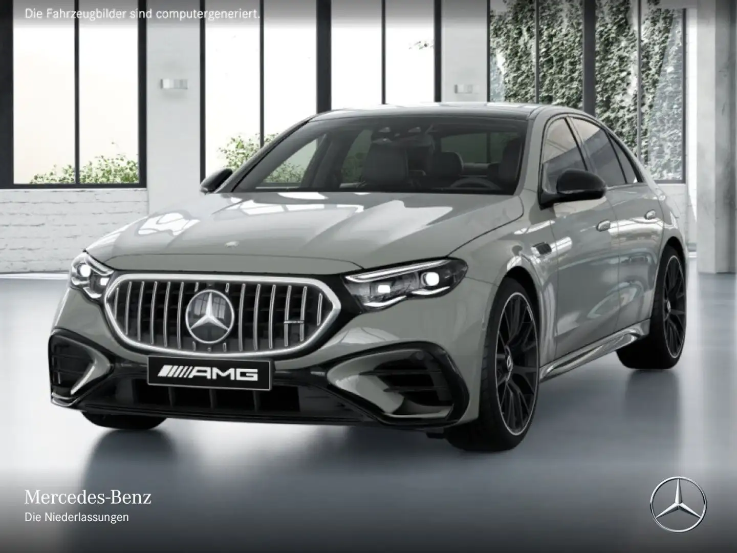 Mercedes-Benz E 53 AMG 4M Hybrid Night Pano-Dach Distronic Leder Grau - 2