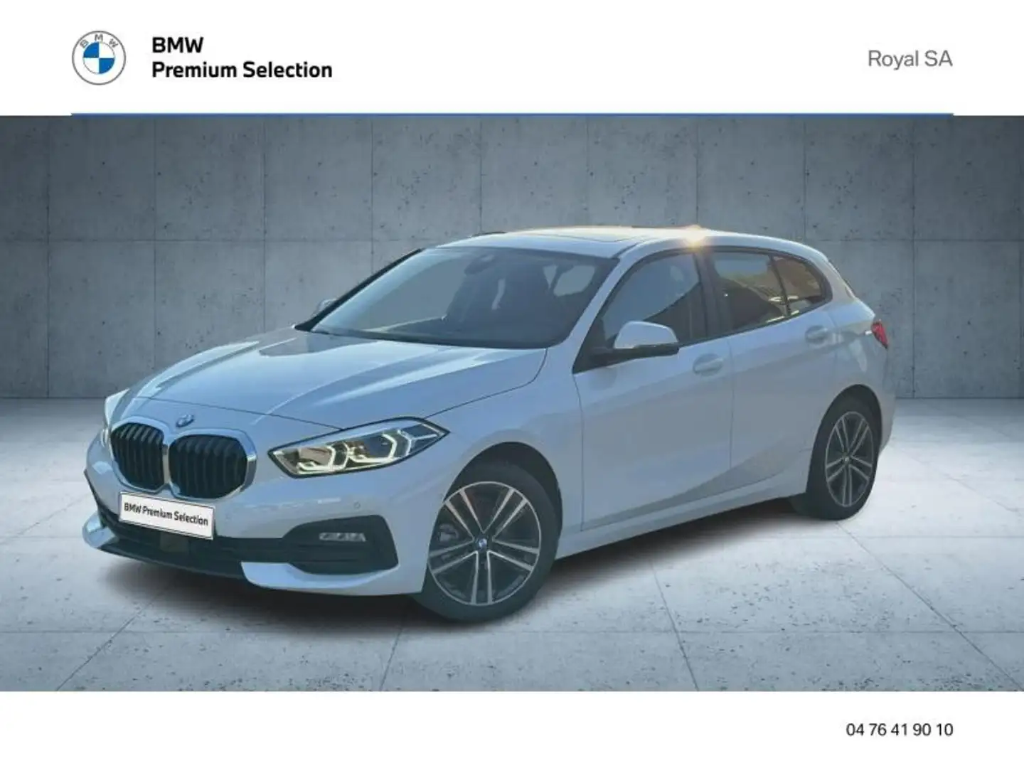 BMW 118 118i 136ch Blanc - 1